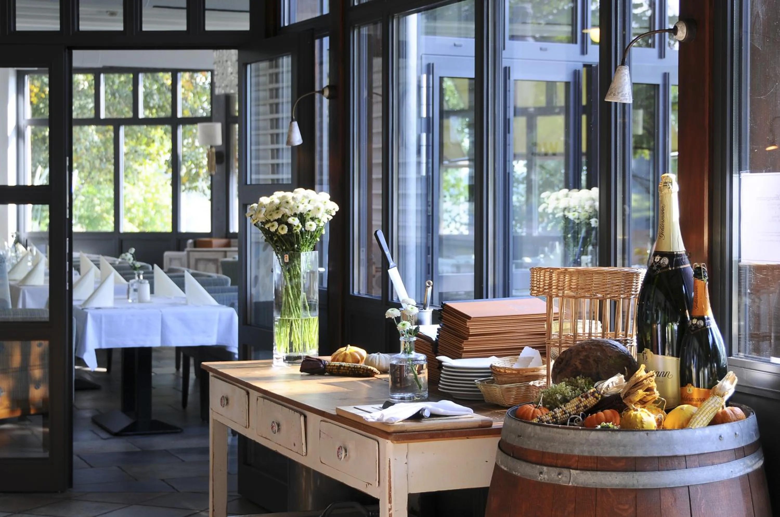 Alcoholic drinks in Elbterrasse Wachwitz