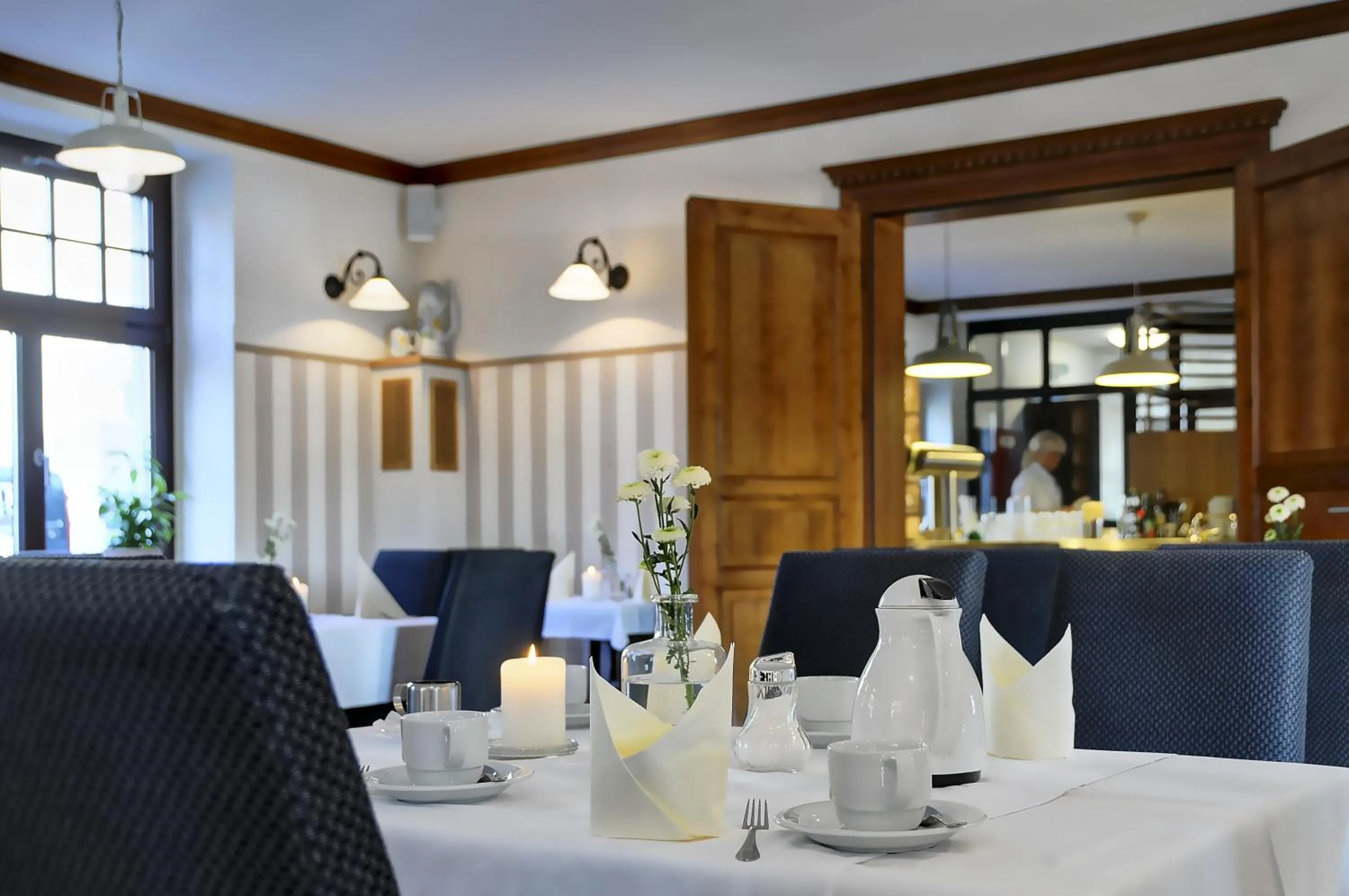 Dining area in Elbterrasse Wachwitz