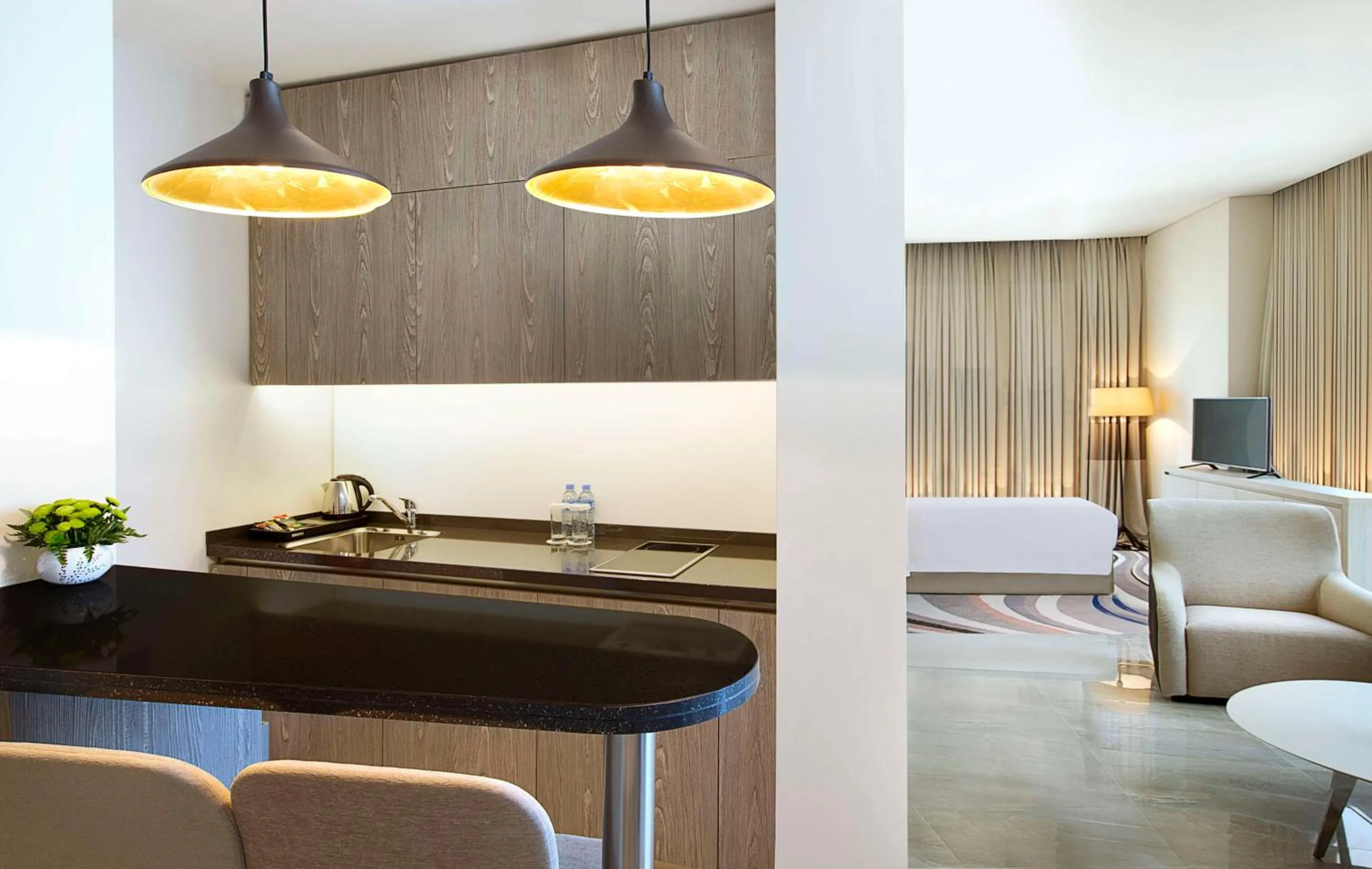 Living room in DoubleTree by Hilton Doha Old Town