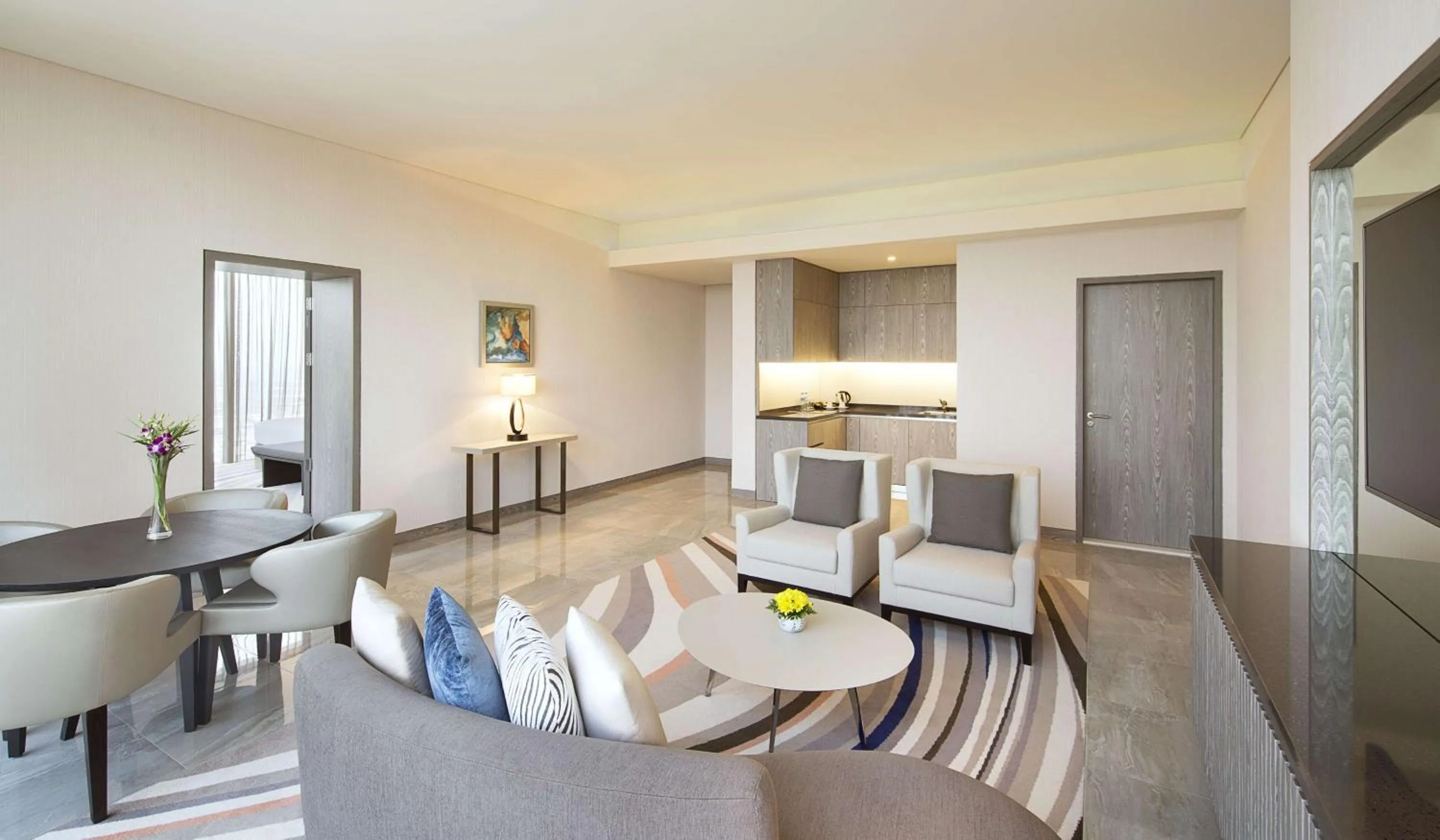 Living room in DoubleTree by Hilton Doha Old Town