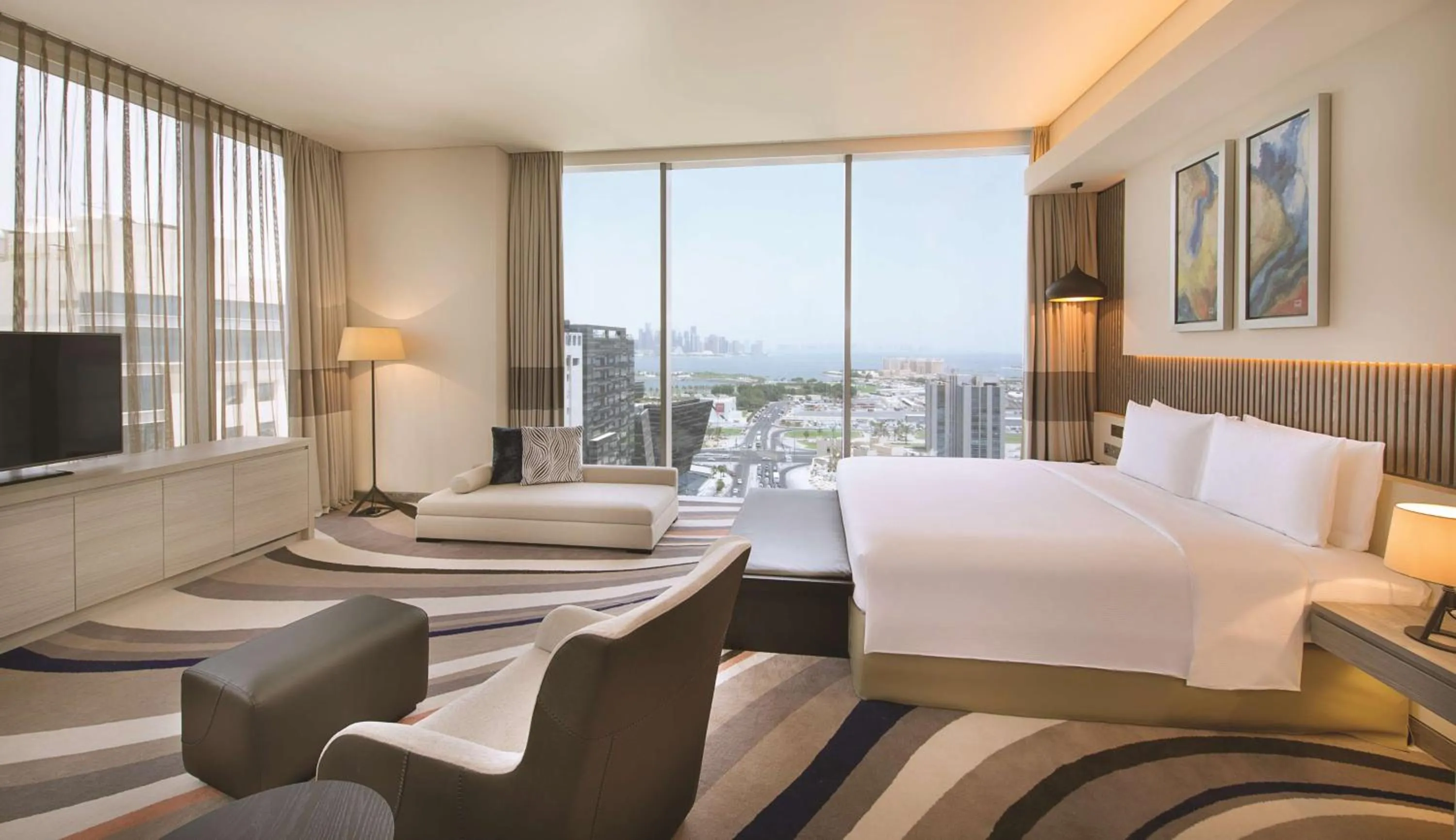 Bedroom, Bed in DoubleTree by Hilton Doha Old Town