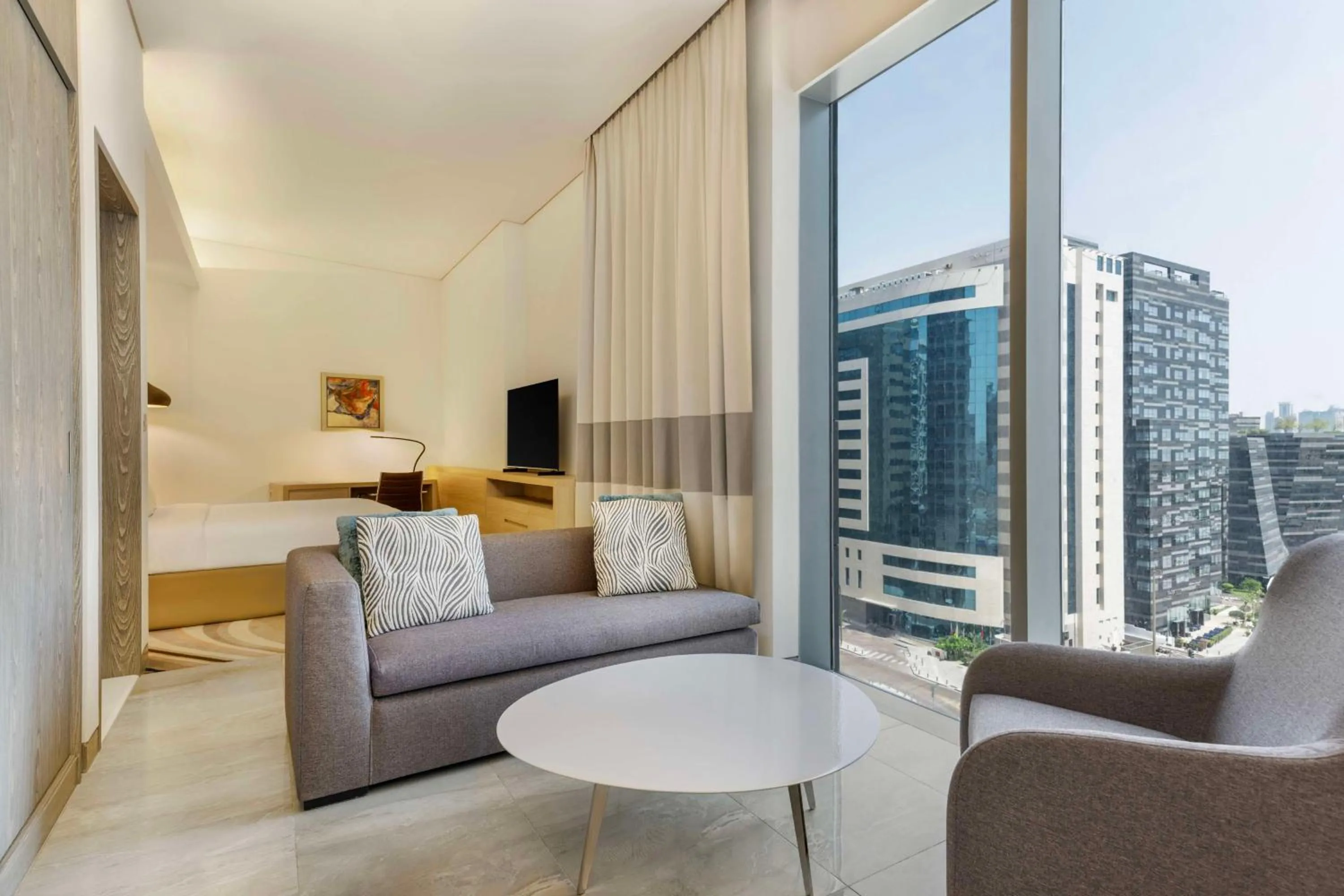 Living room in DoubleTree by Hilton Doha Old Town