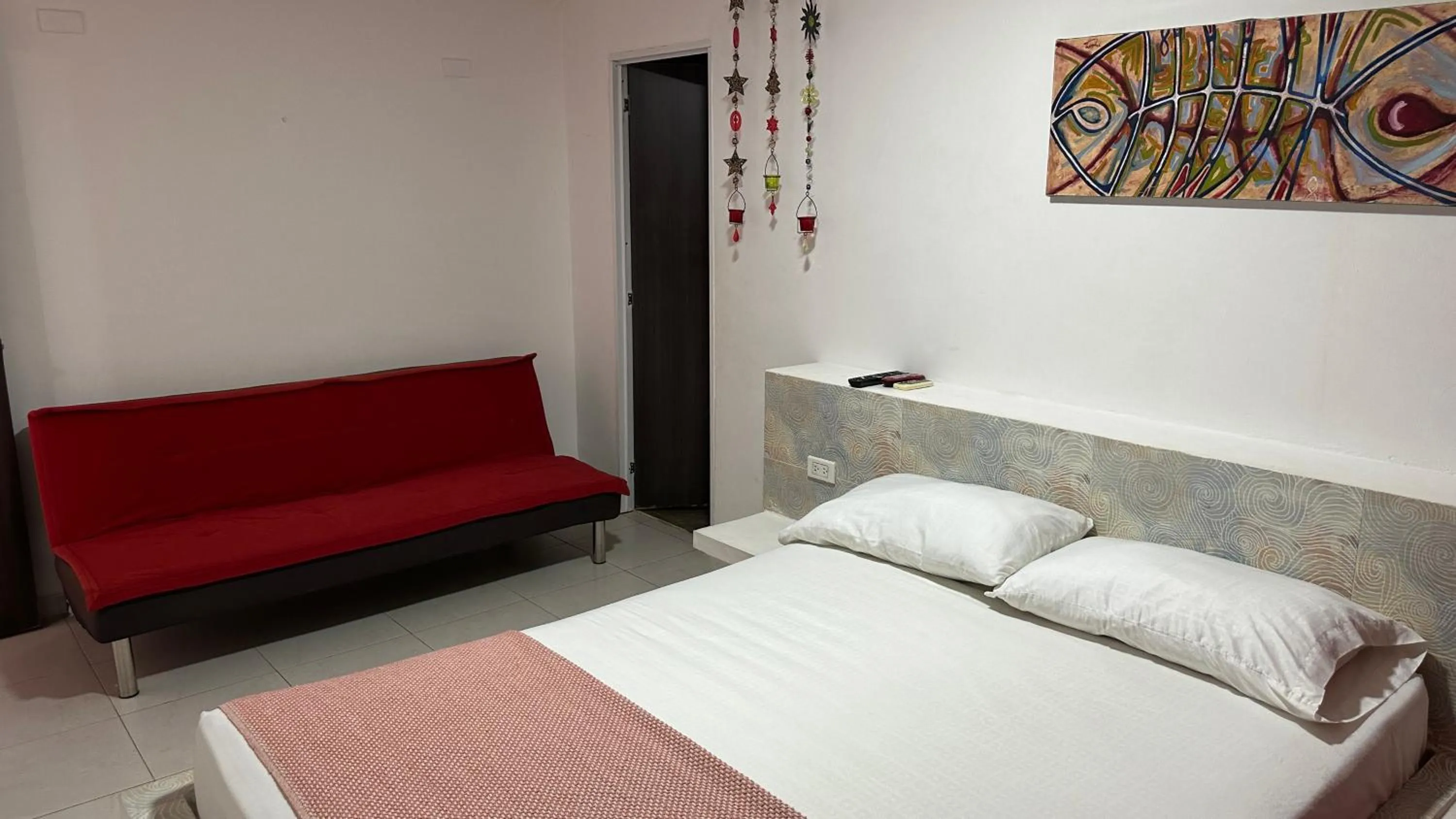 Bed in Las Piloneras Apartahotel