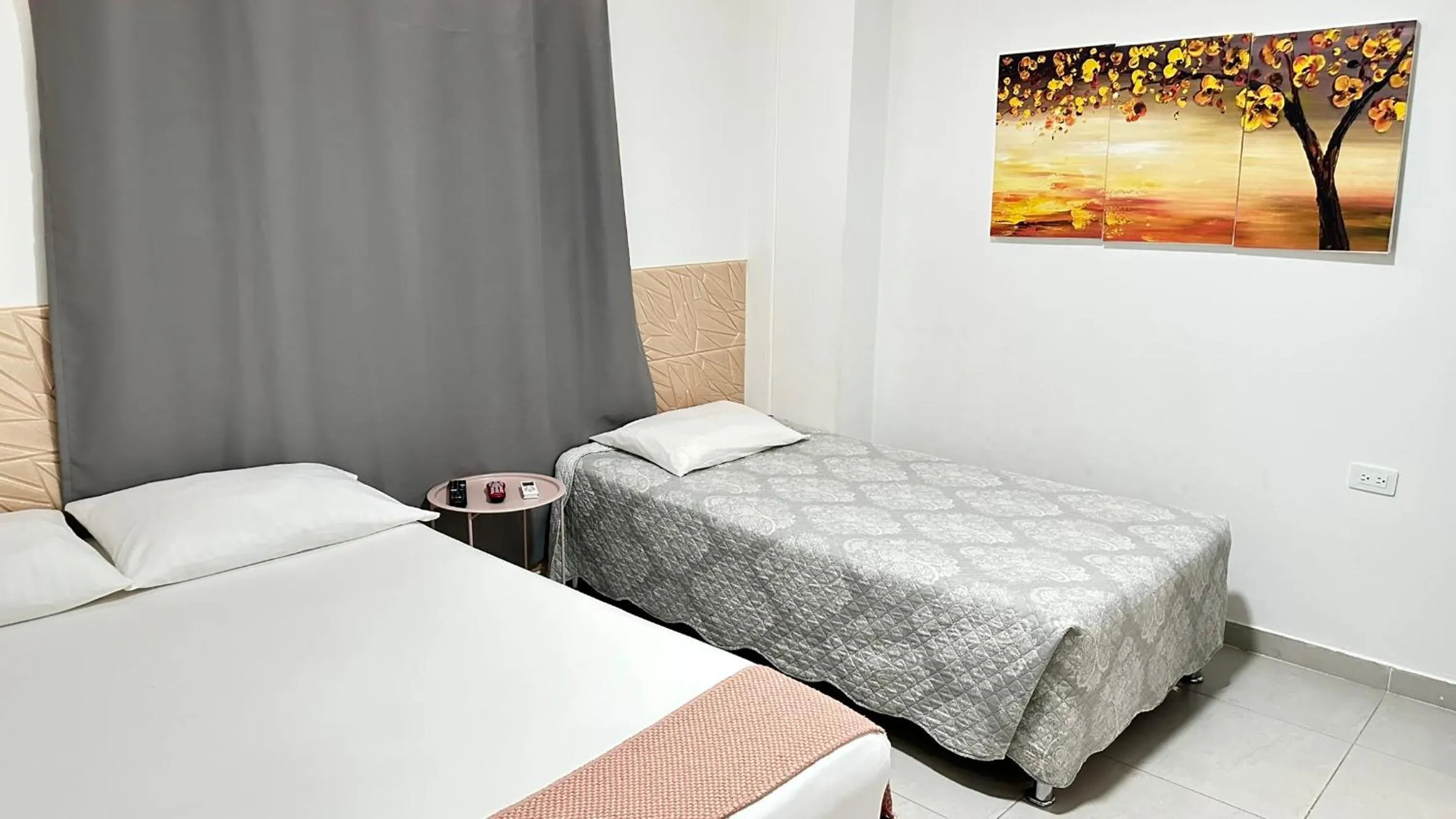 Bed in Las Piloneras Apartahotel