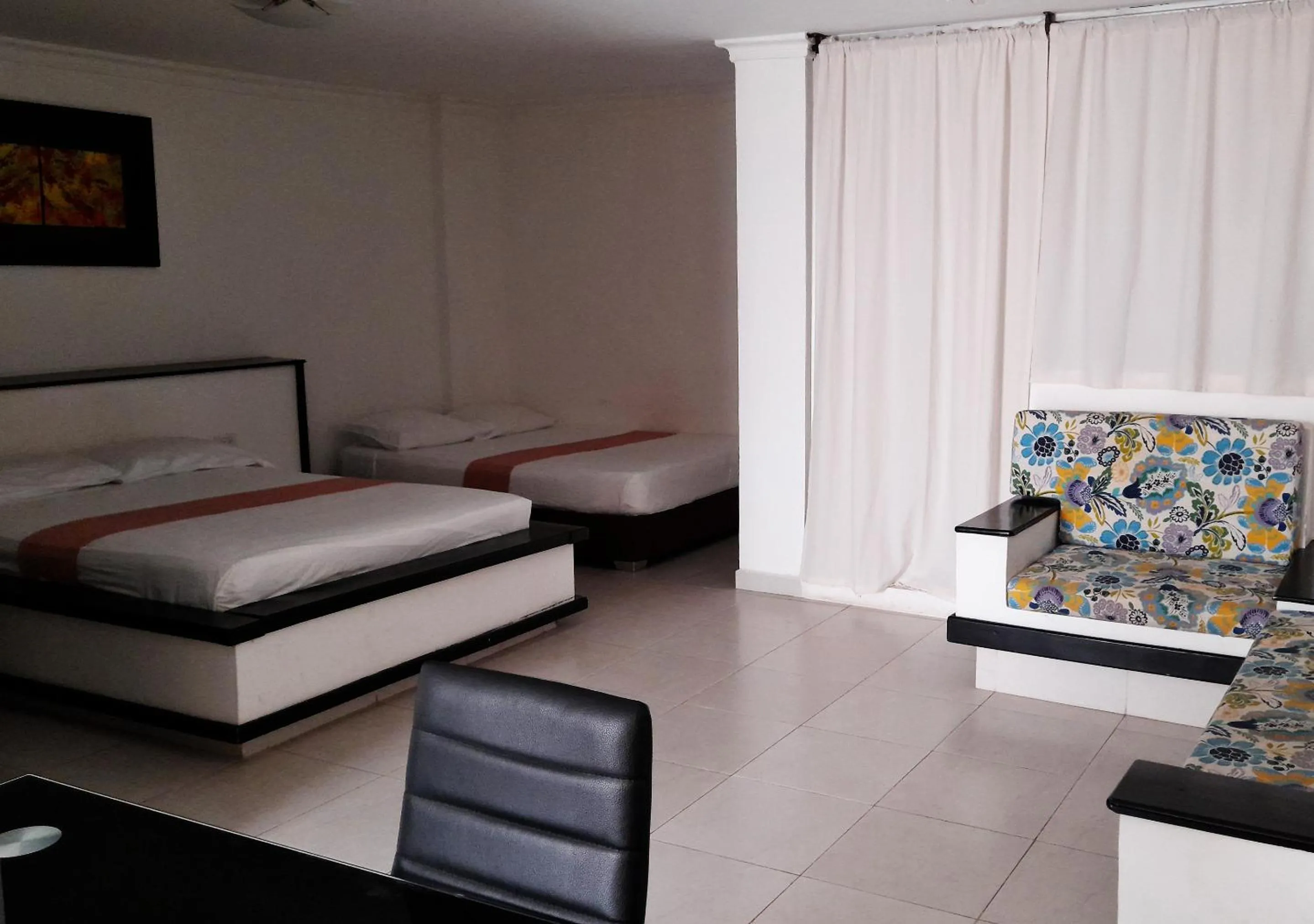 Bed in Las Piloneras Apartahotel