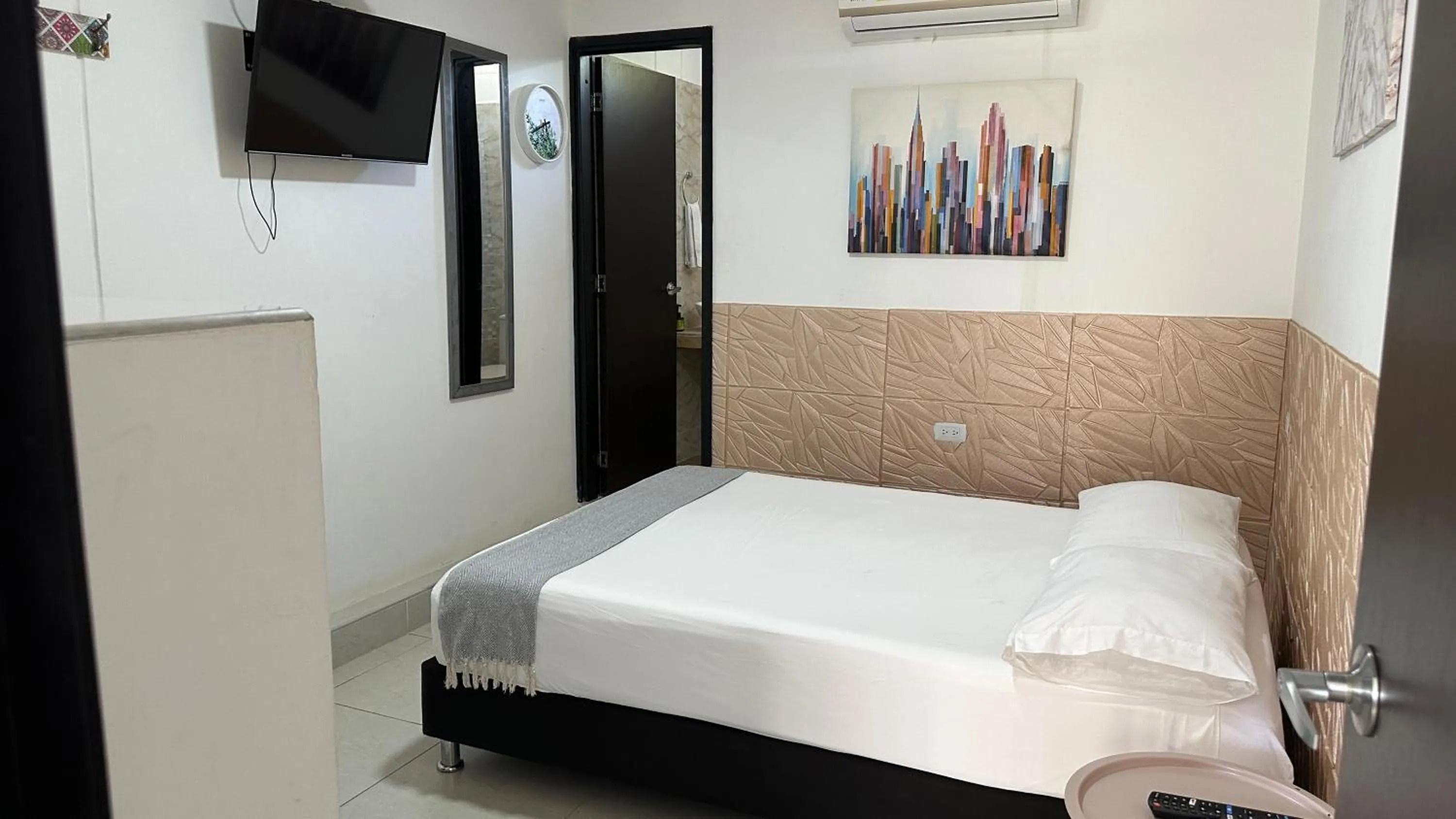 Bed in Las Piloneras Apartahotel