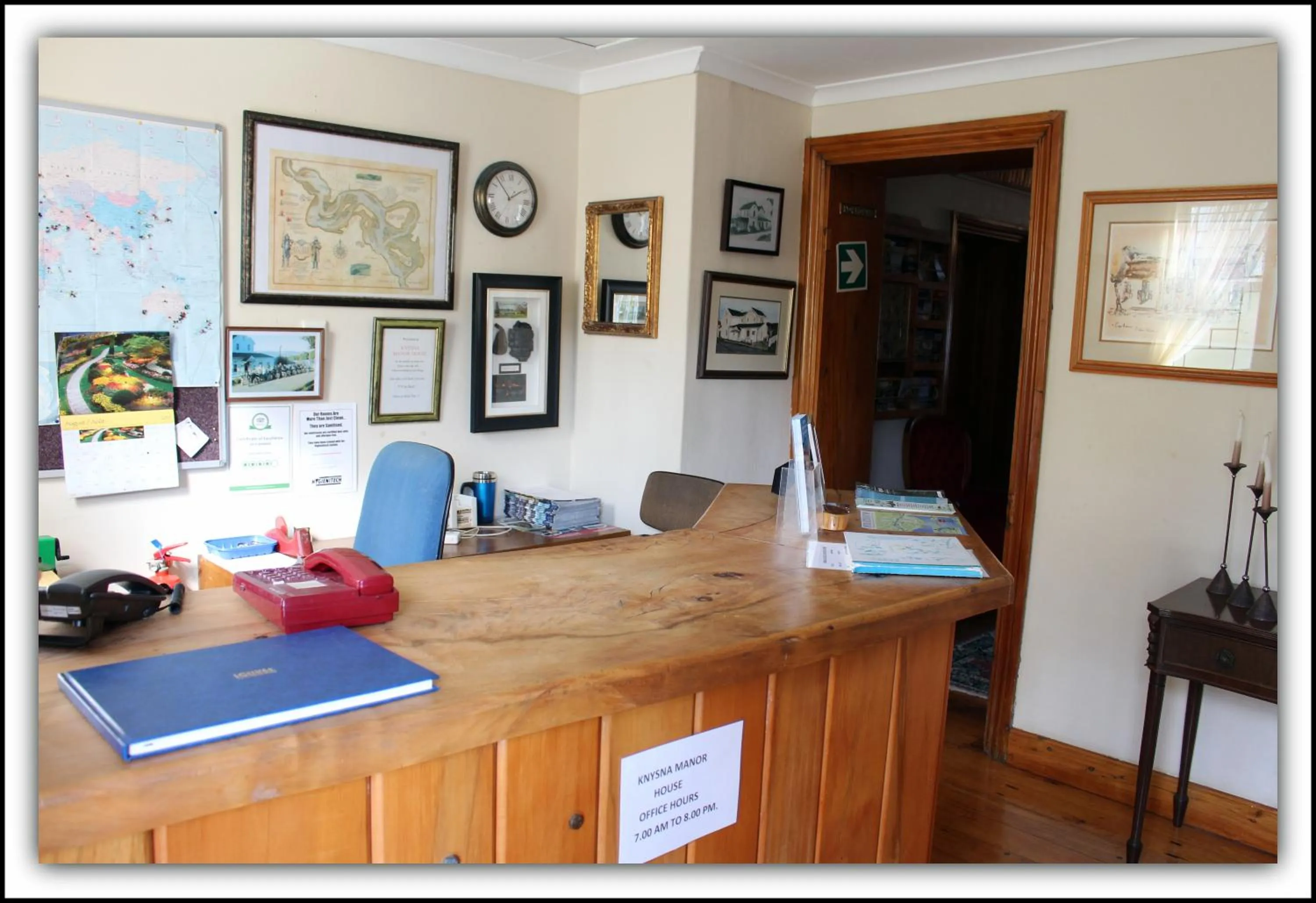 Lobby or reception in Knysna Manor House