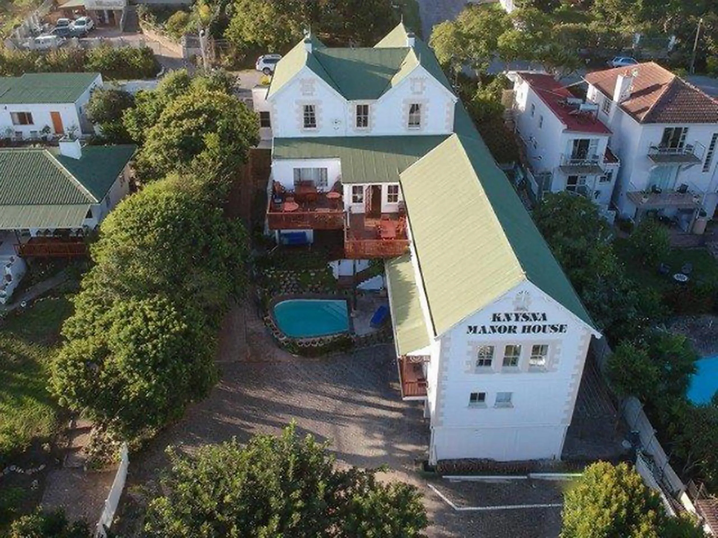 Bird's eye view in Knysna Manor House