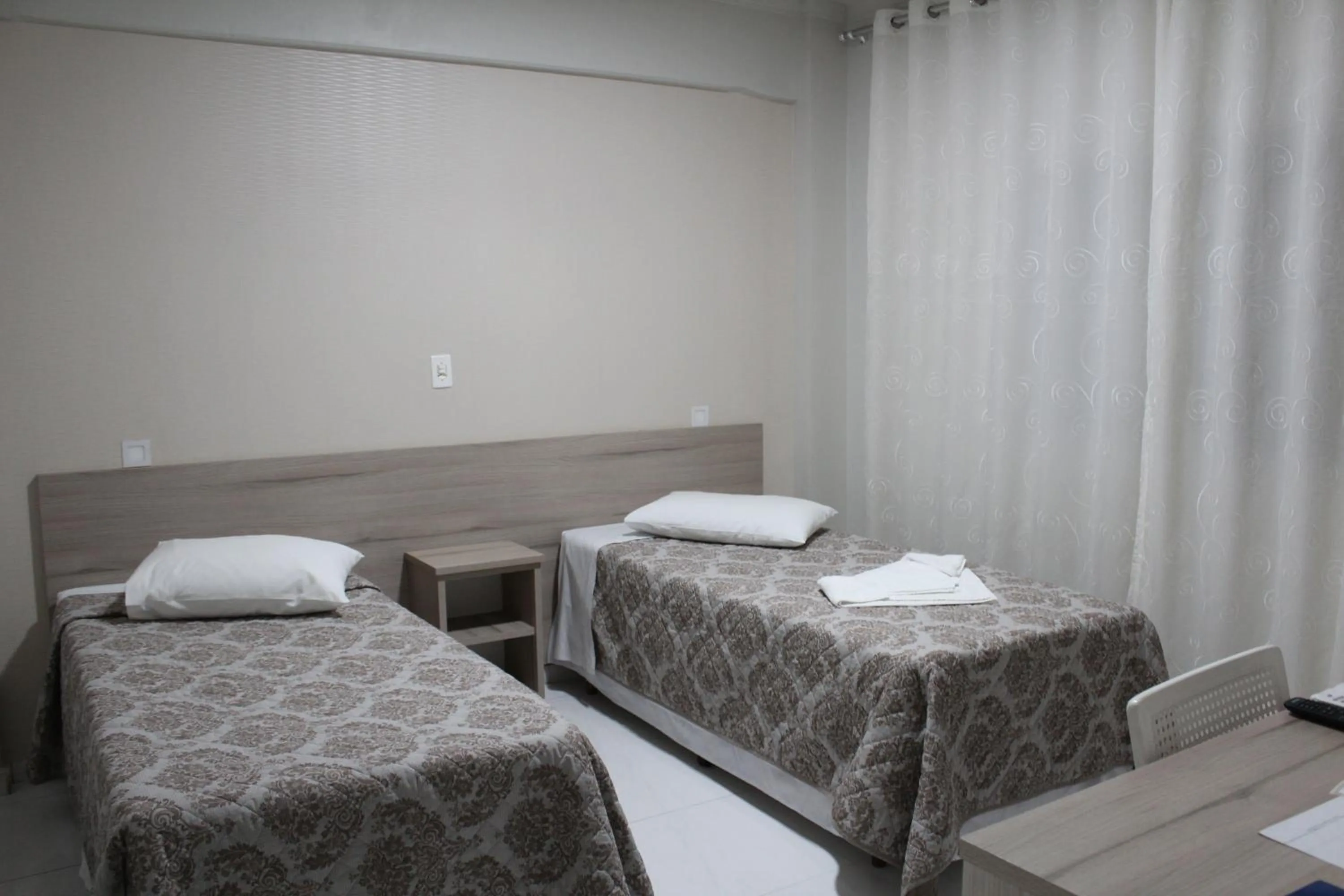 Bed in AJ Hotel Chapecó - Fácil Acesso Pátio Shopping e Rótula da Bandeira