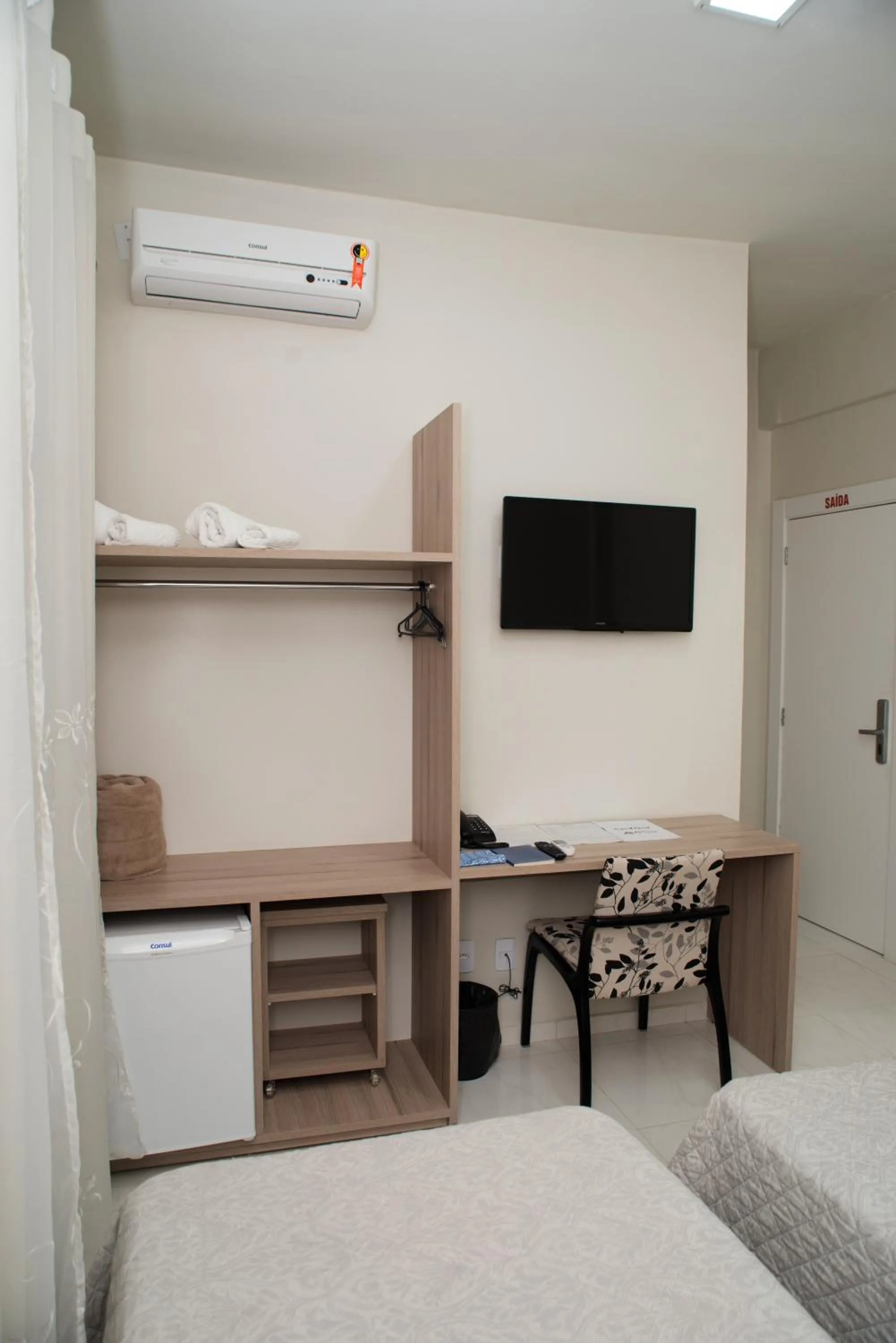 Bed in AJ Hotel Chapecó - Fácil Acesso Pátio Shopping e Rótula da Bandeira