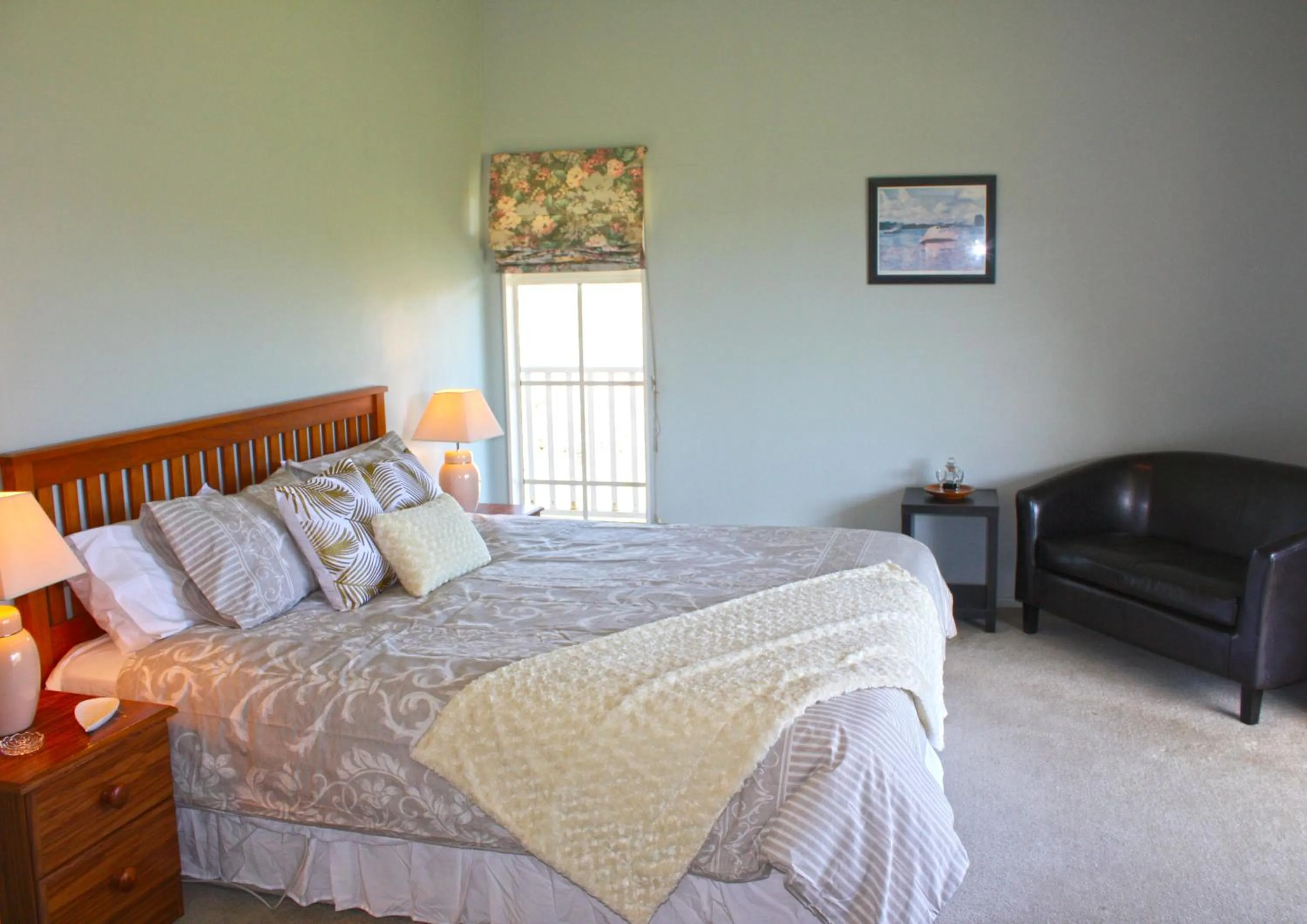 Bed in Matakohe House