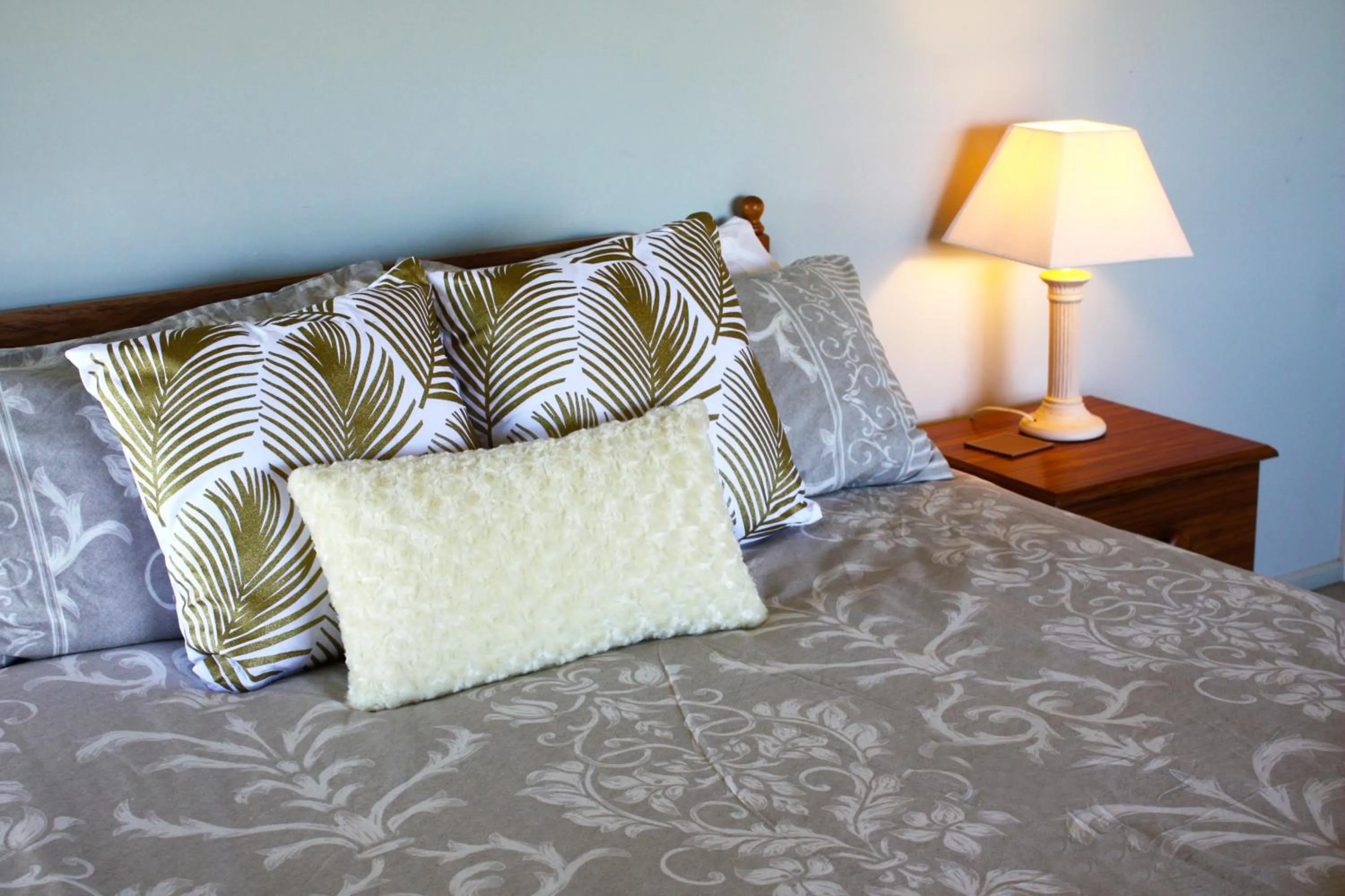 Bed in Matakohe House