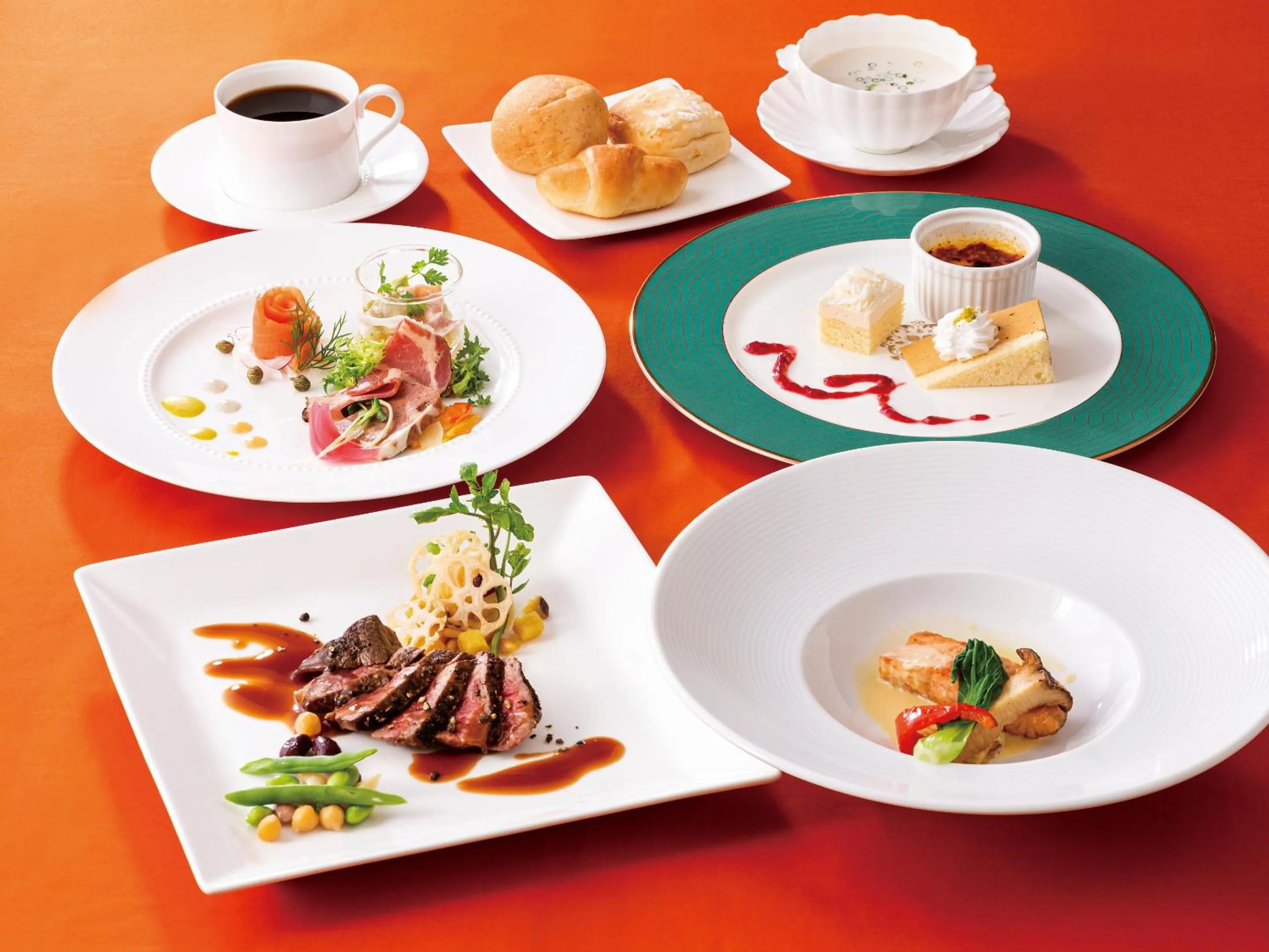 Food in Okura Akademia Park Hotel