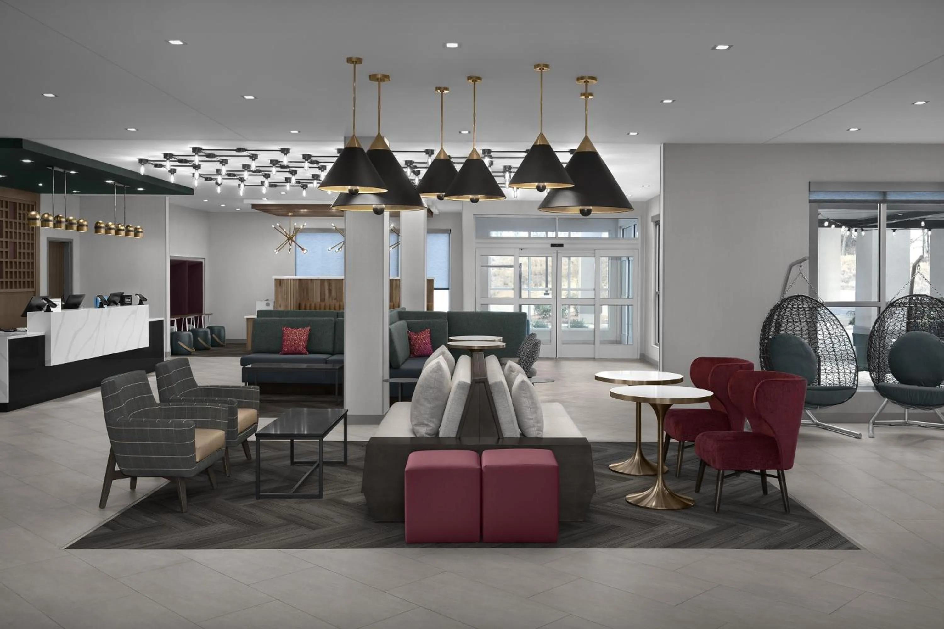 Lobby or reception in Tru By Hilton Concord Charlotte