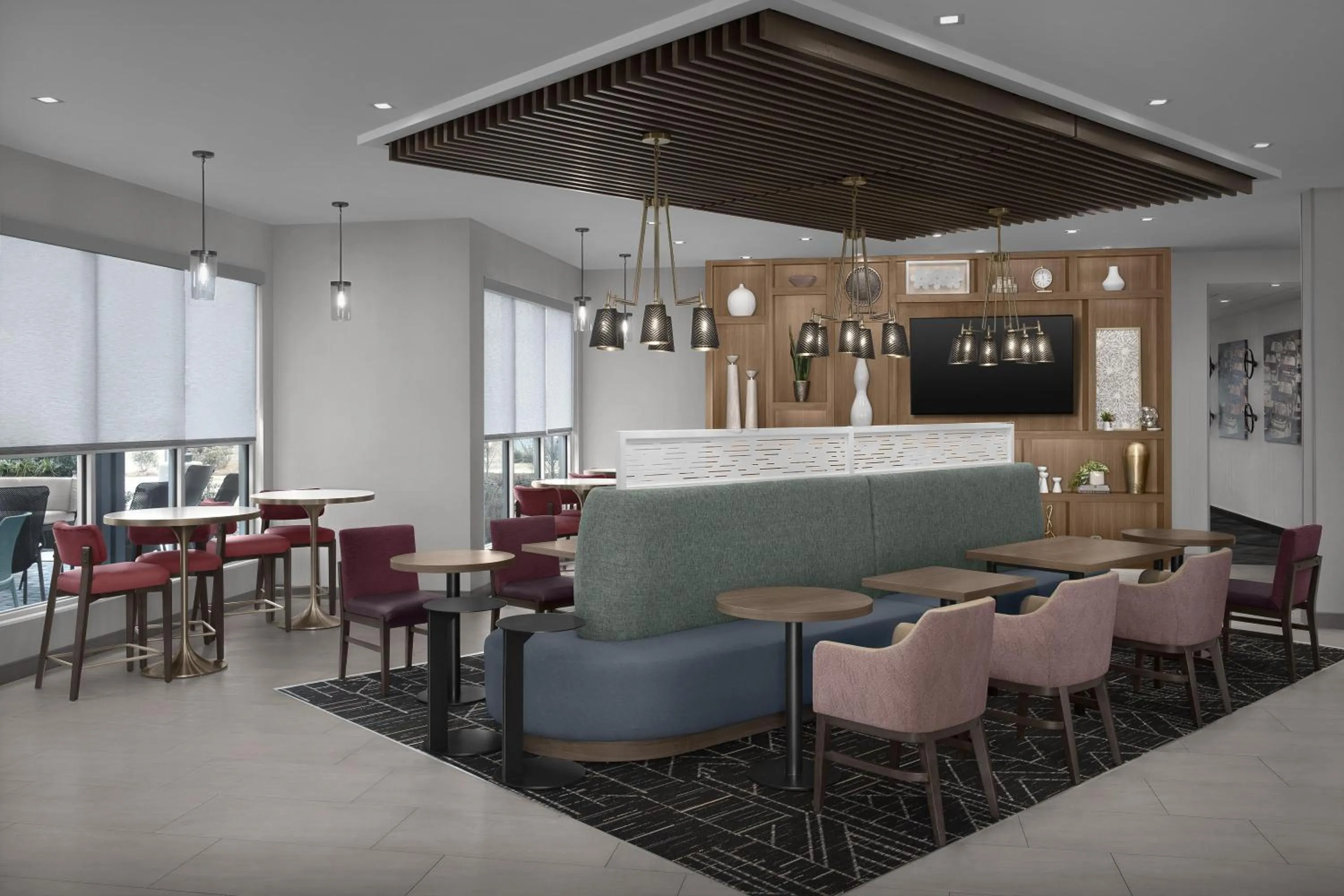 Lobby or reception in Home2 Suites By Hilton Concord Charlotte