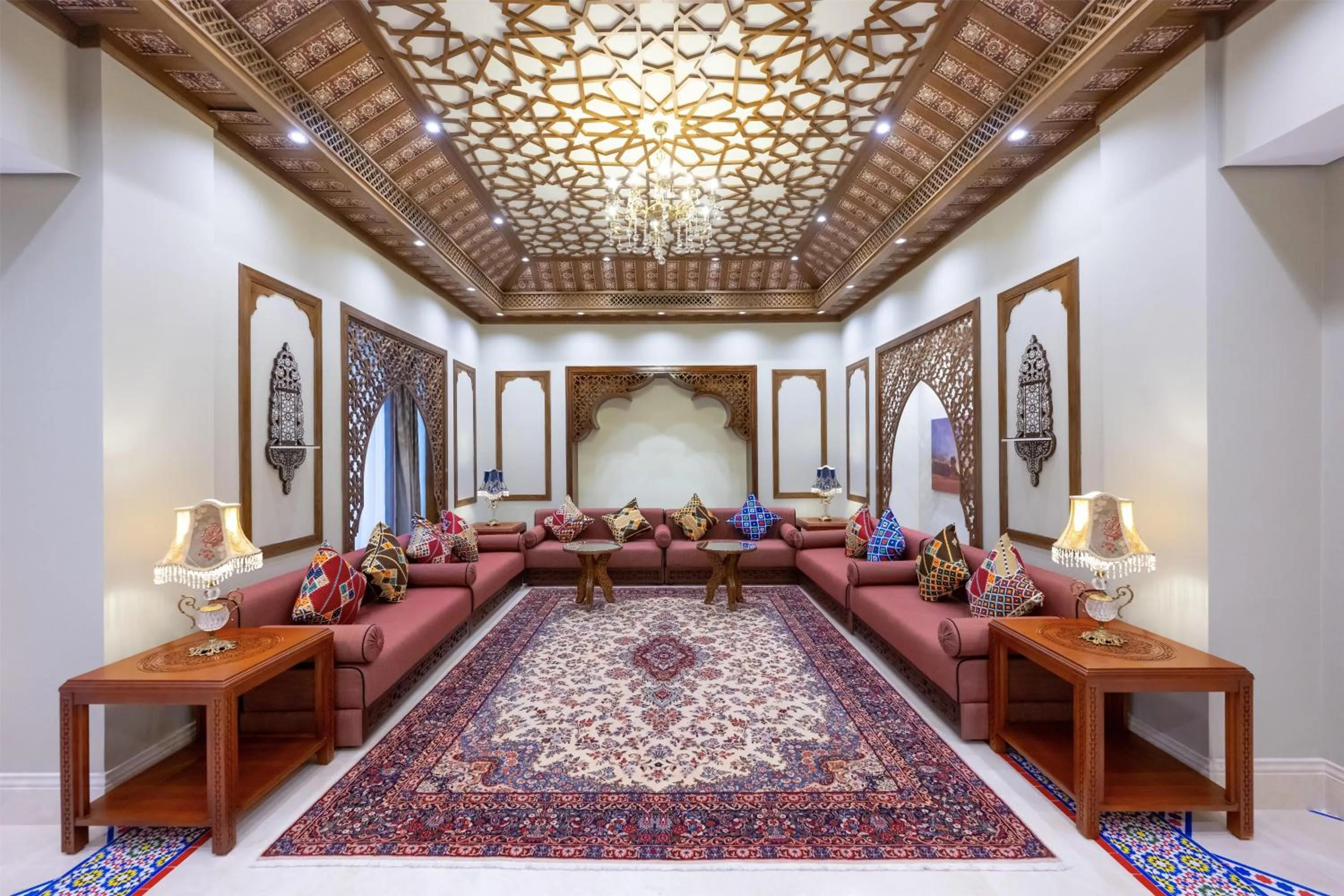 Living room, Bed in Hilton Garden Inn Al Khobar King Fahd Causeway