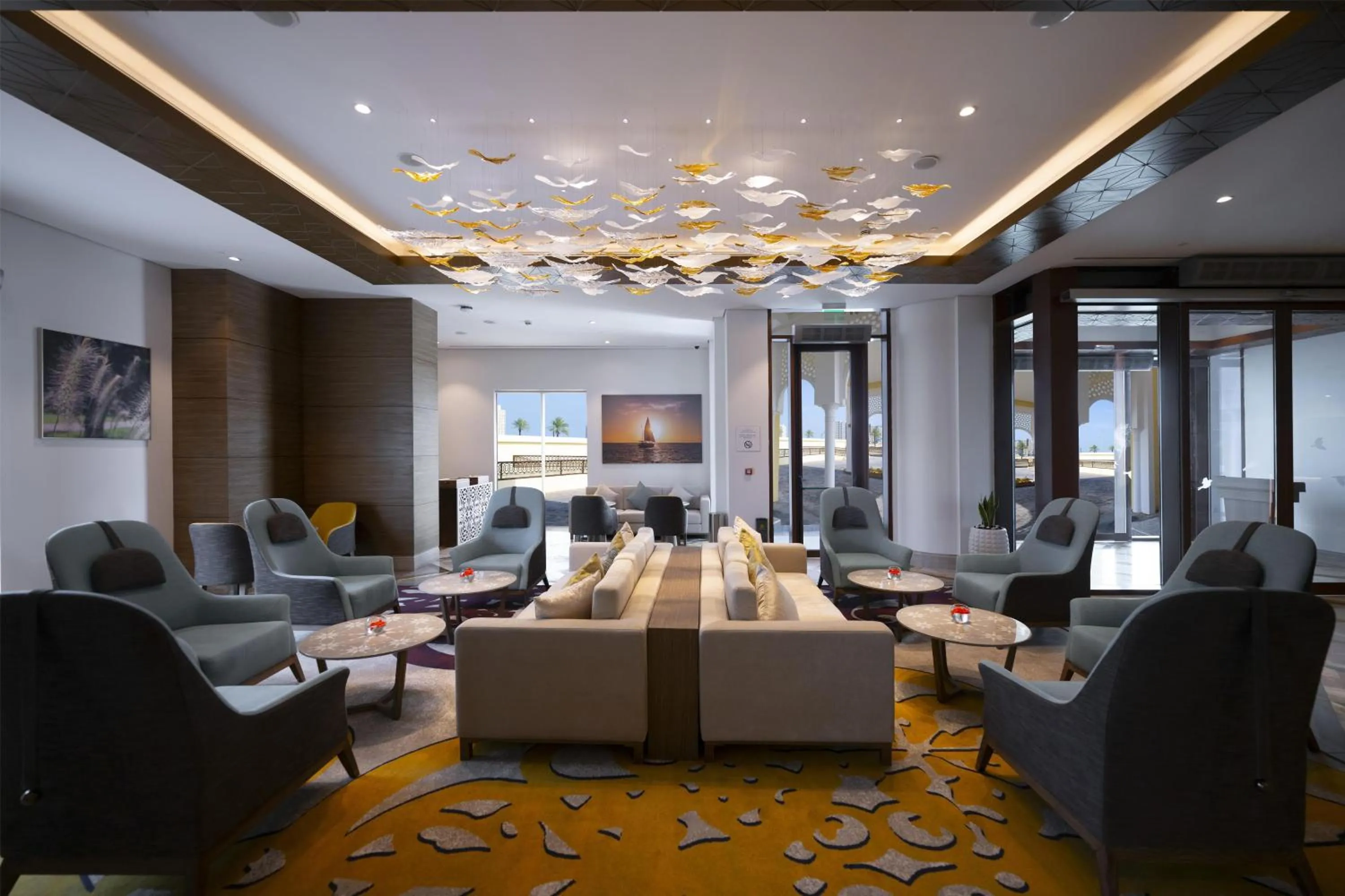 Lobby or reception in Hilton Garden Inn Al Khobar King Fahd Causeway