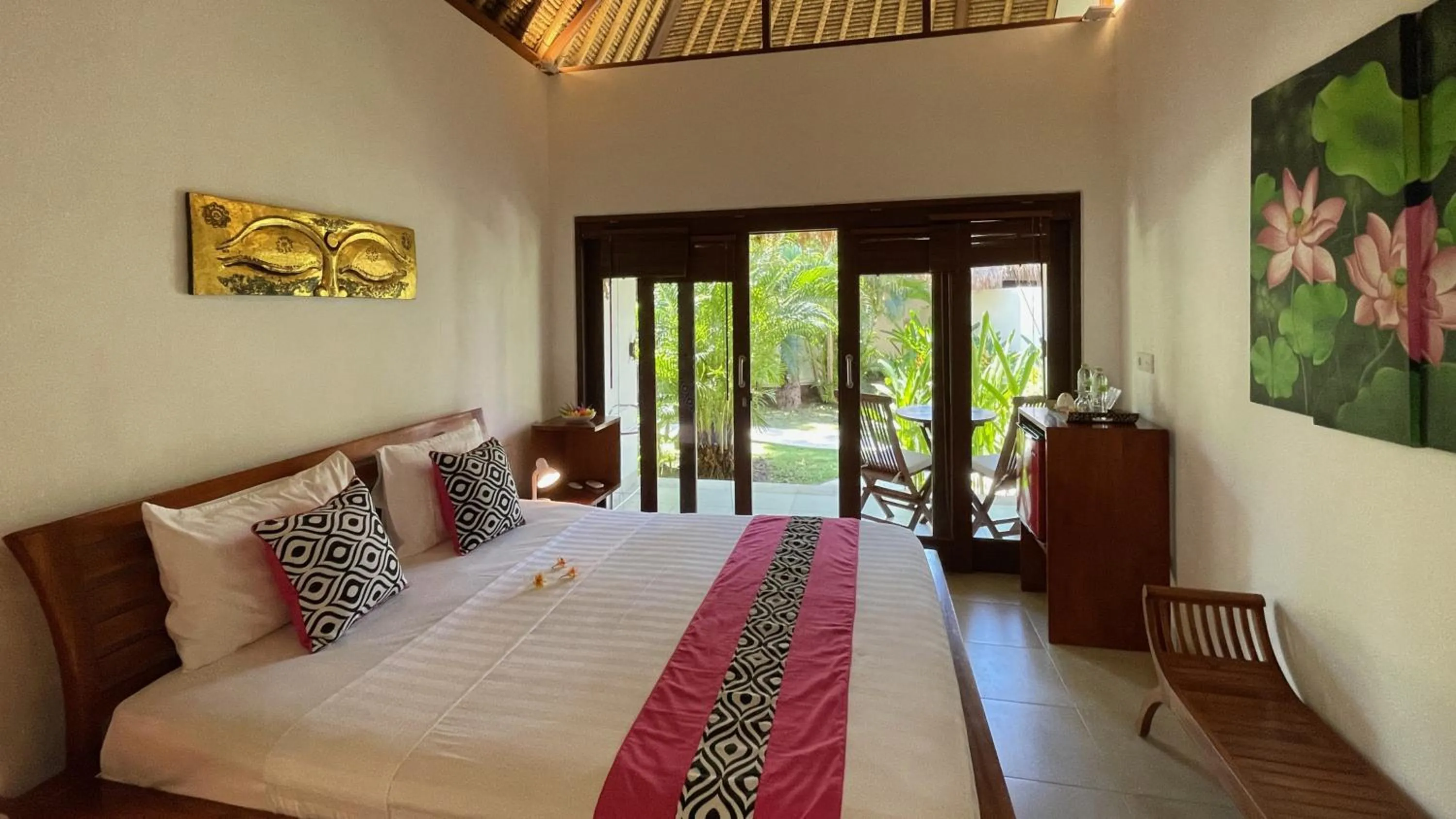 Garden view, Bed in Palm Garden Amed Beach & Spa Resort Bali