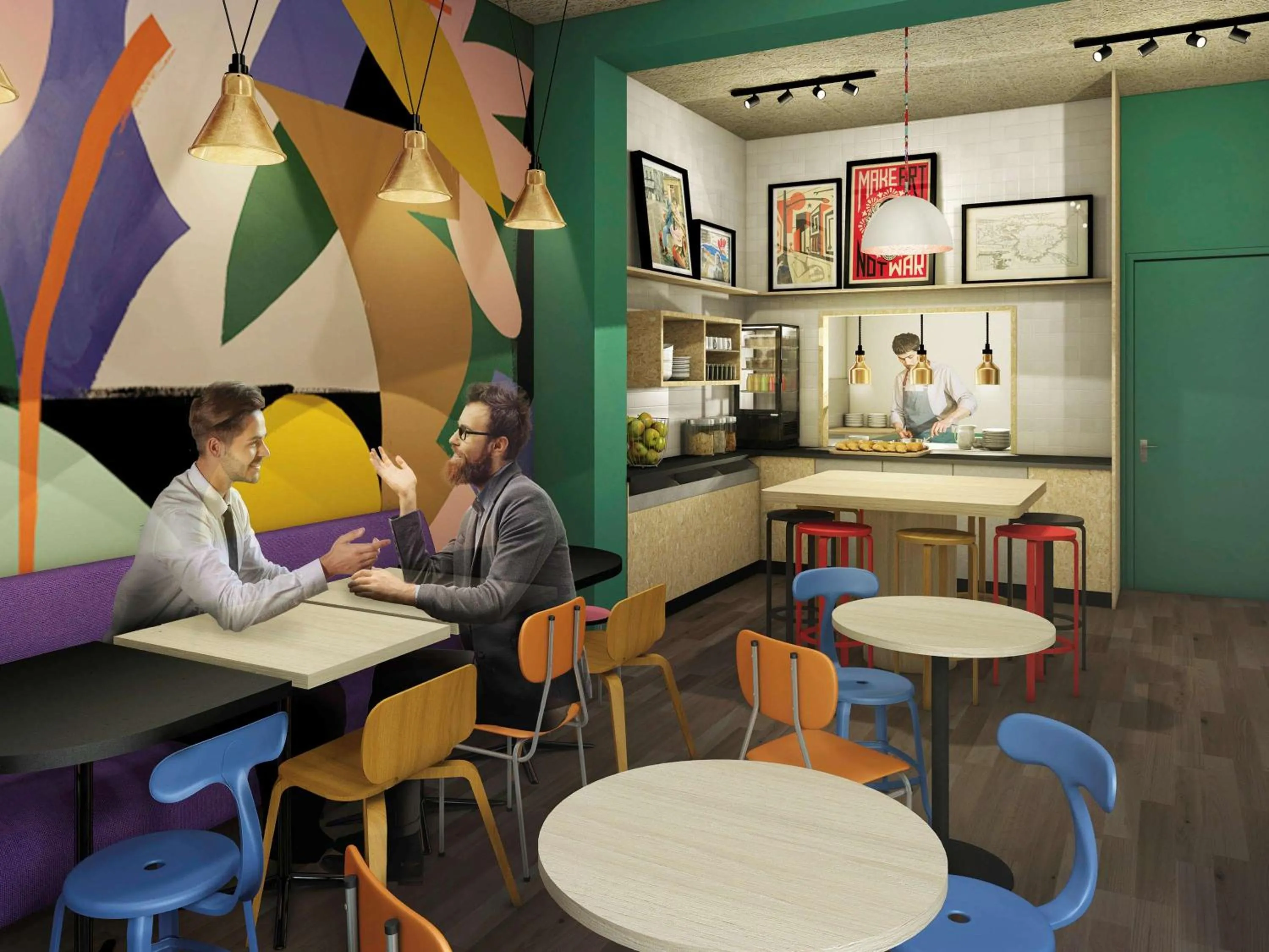 Restaurant/places to eat in Hôtel Calm Lille