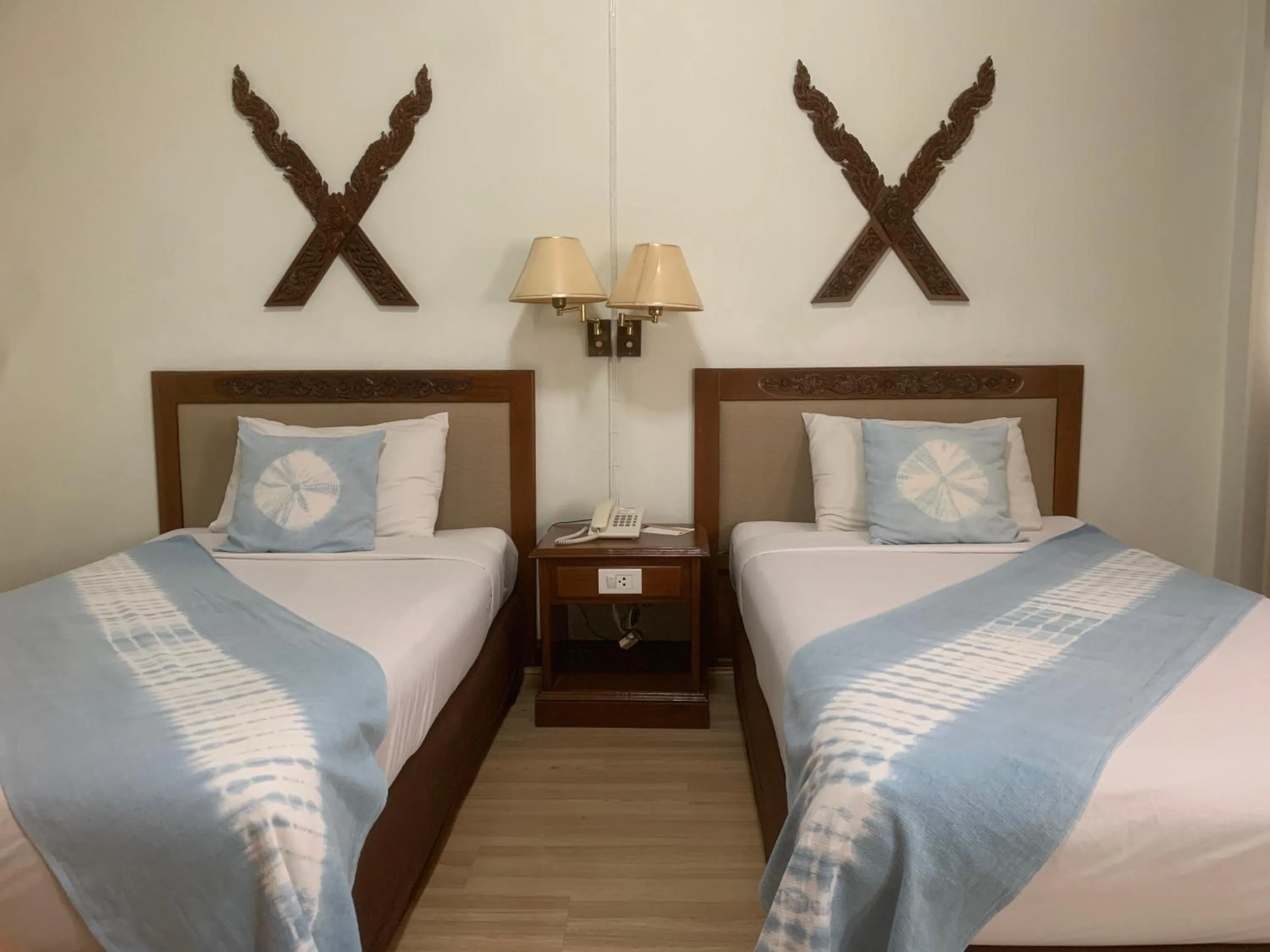 Bed in Maeyom Palace Hotel