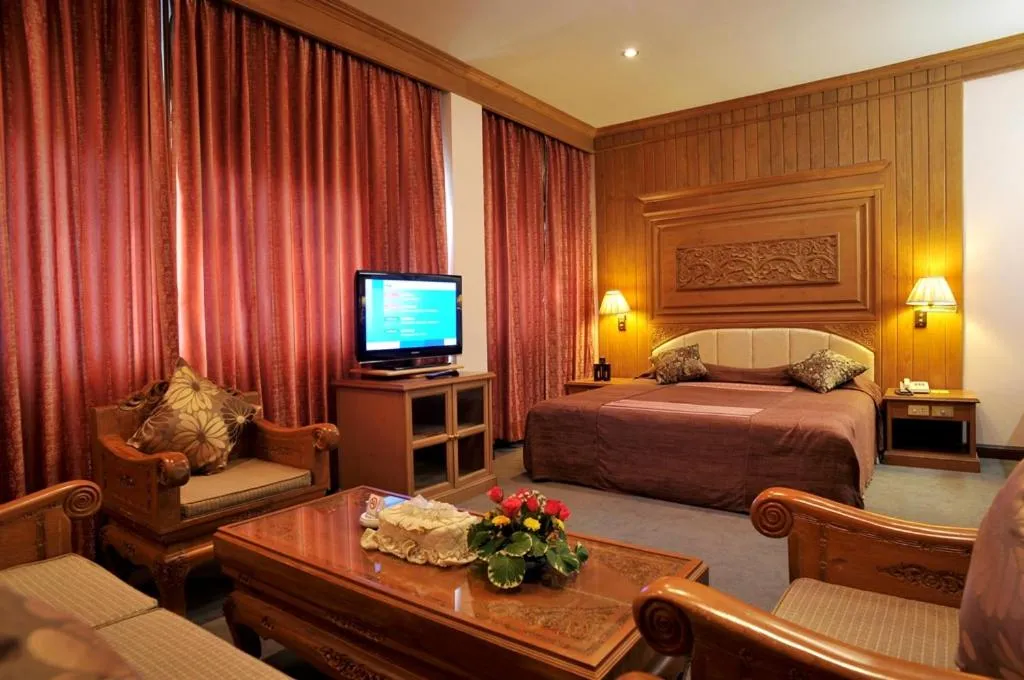 Bed in Maeyom Palace Hotel
