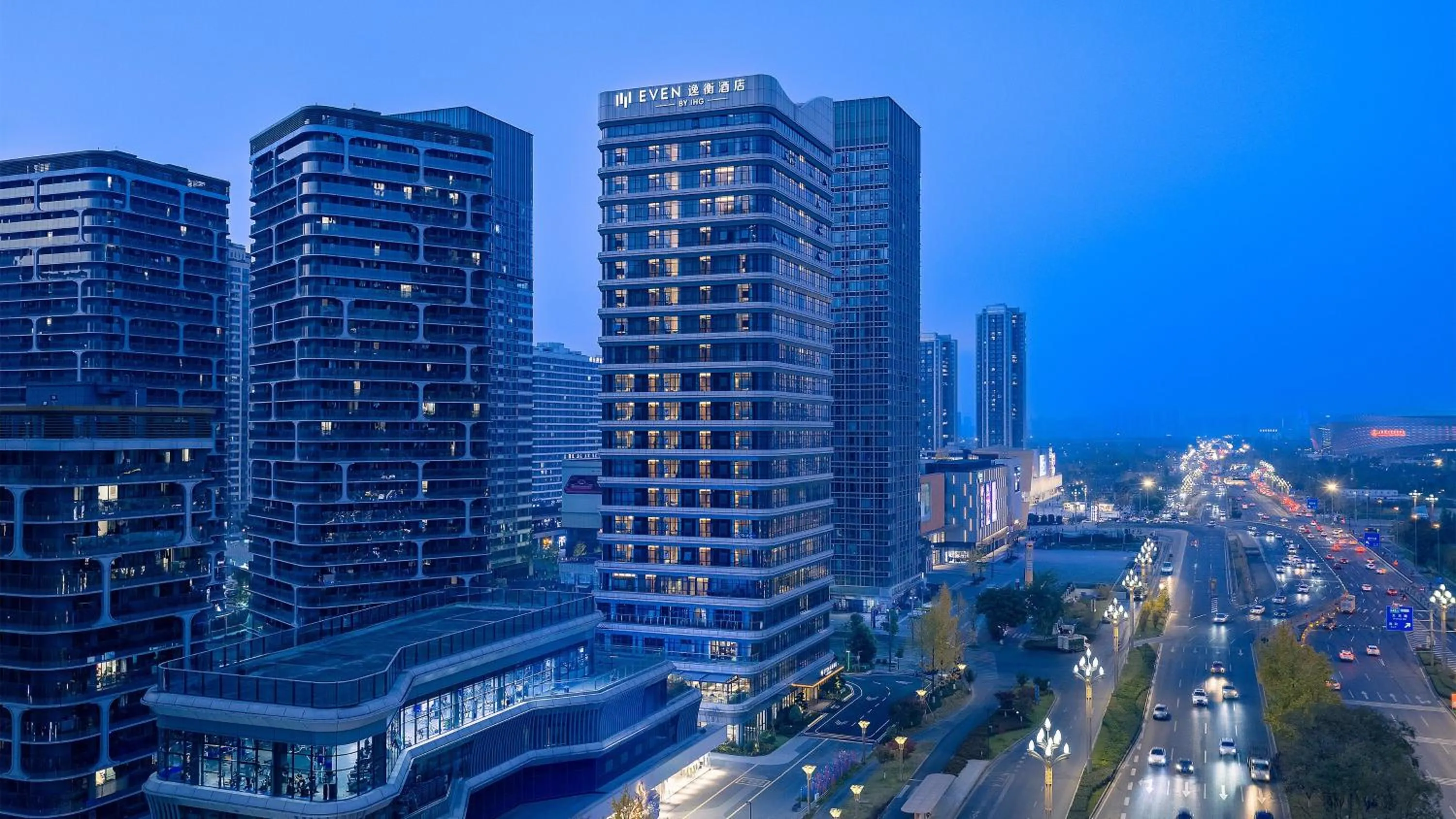 Property building in EVEN Hotel Chengdu Phoenix Mountain by IHG