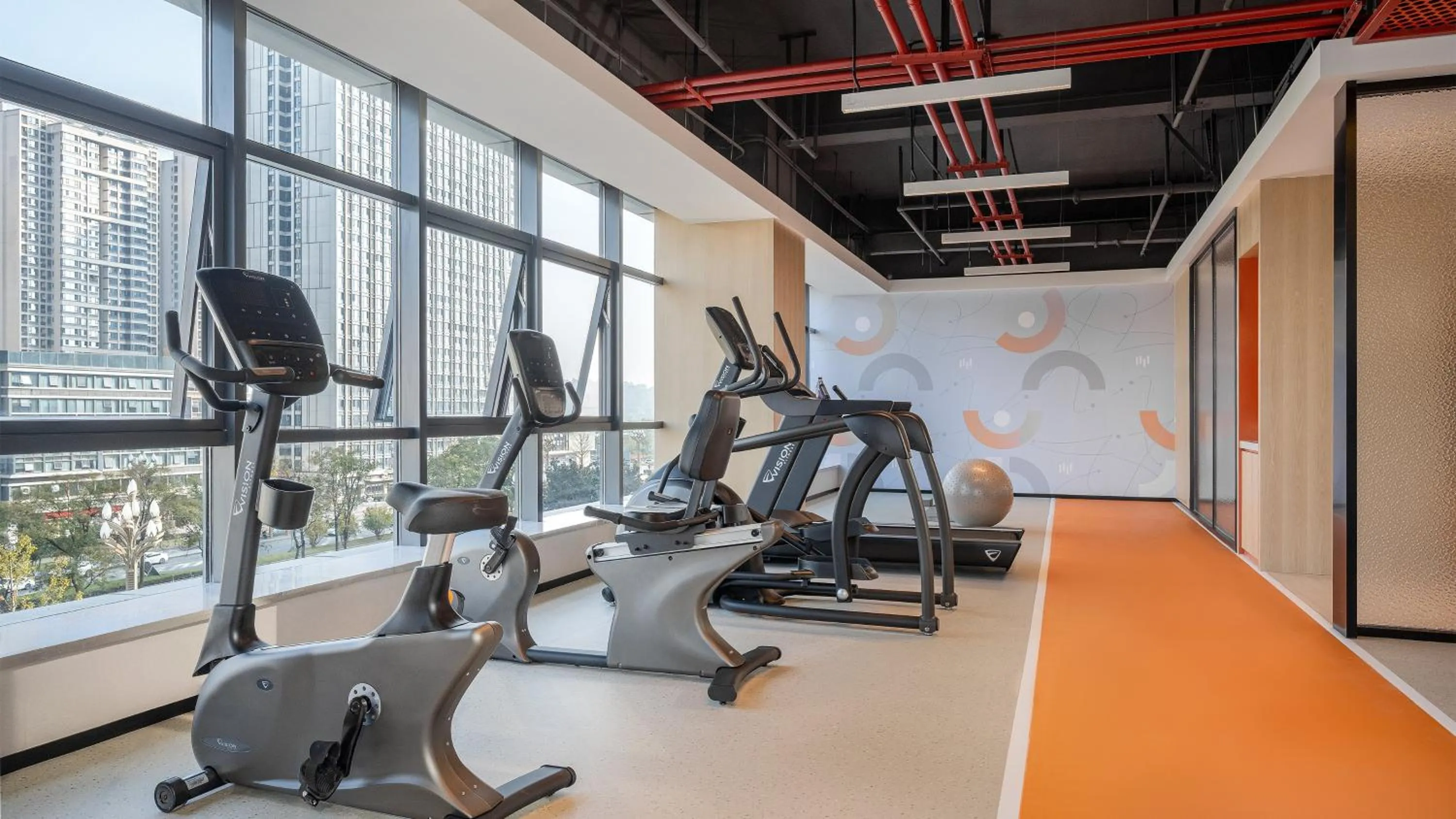 Fitness centre/facilities in EVEN Hotel Chengdu Phoenix Mountain by IHG