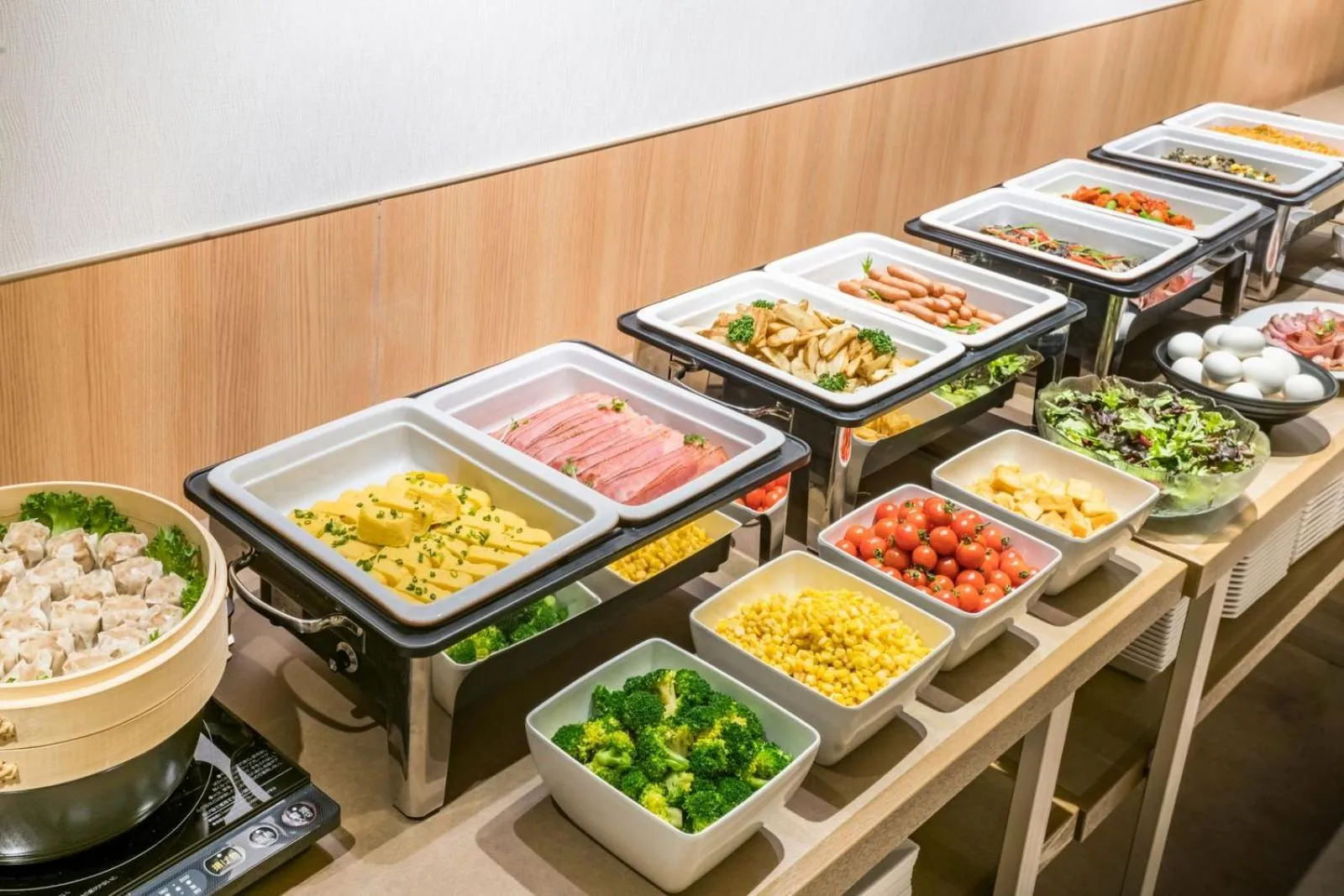 Buffet breakfast in Noku Kyoto