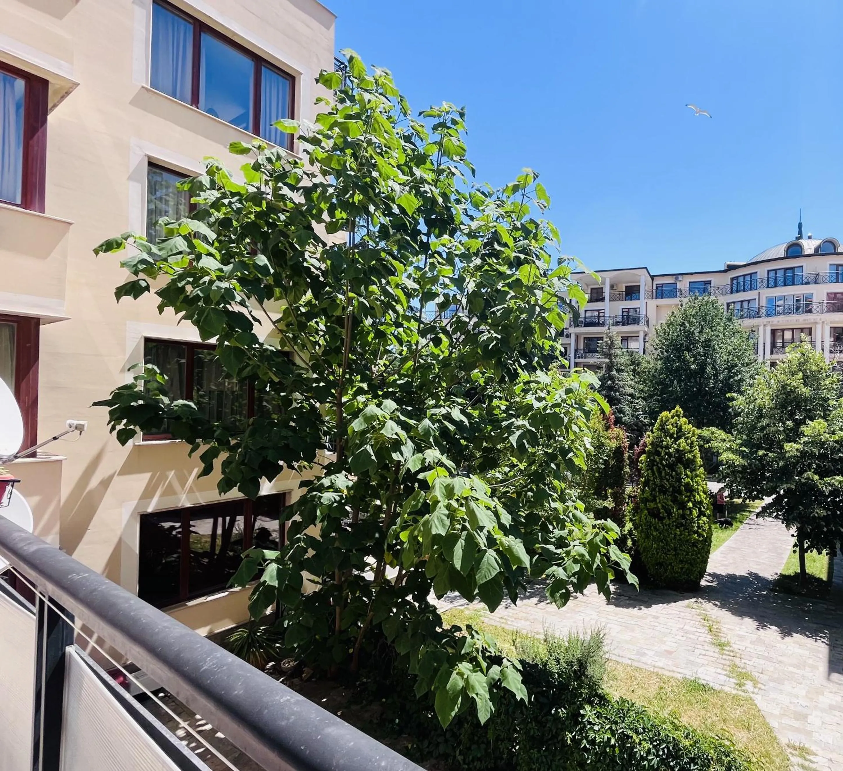 Balcony/Terrace in Sea View Rental Iglika Apartments