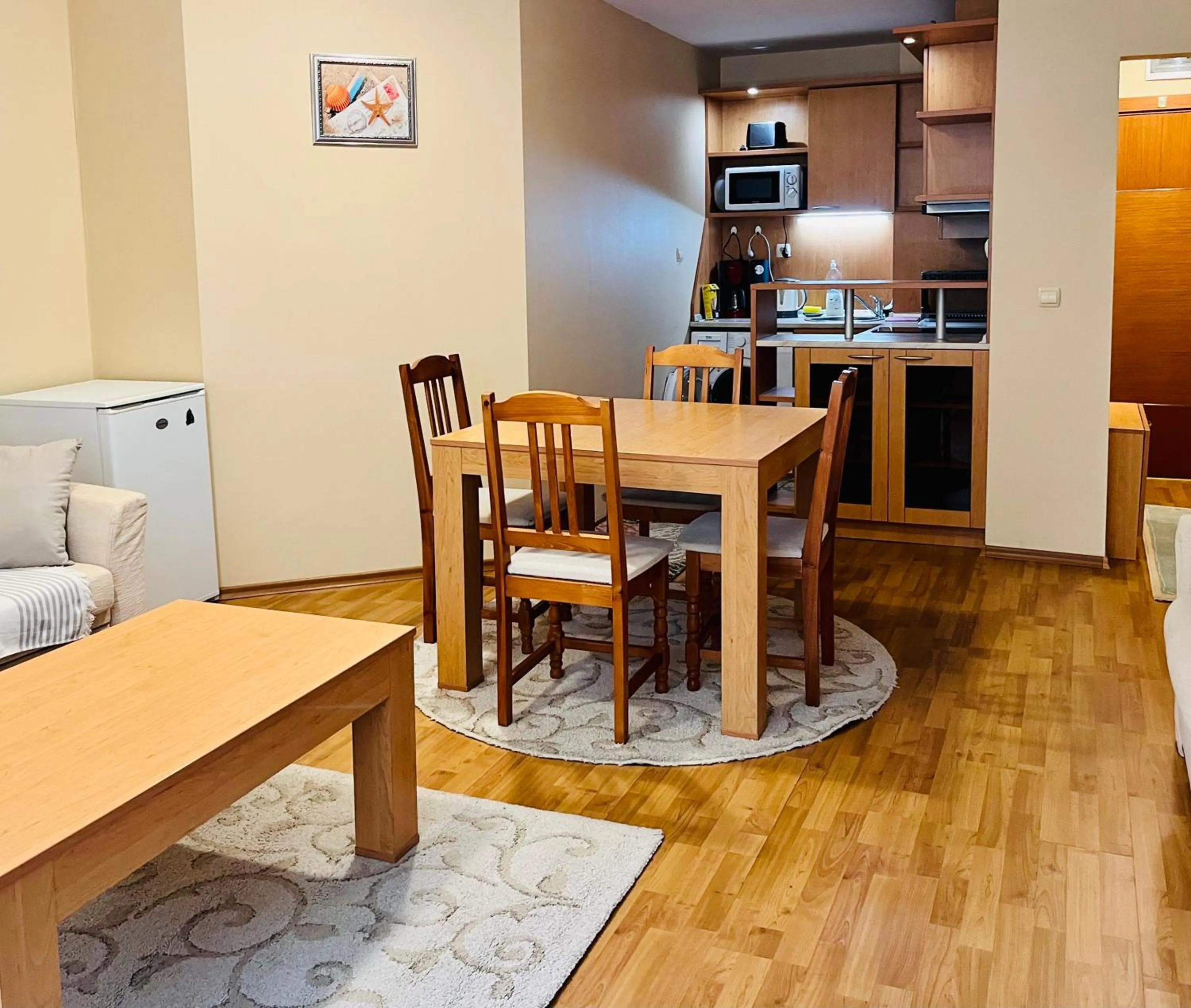 Kitchen or kitchenette in Sea View Rental Iglika Apartments