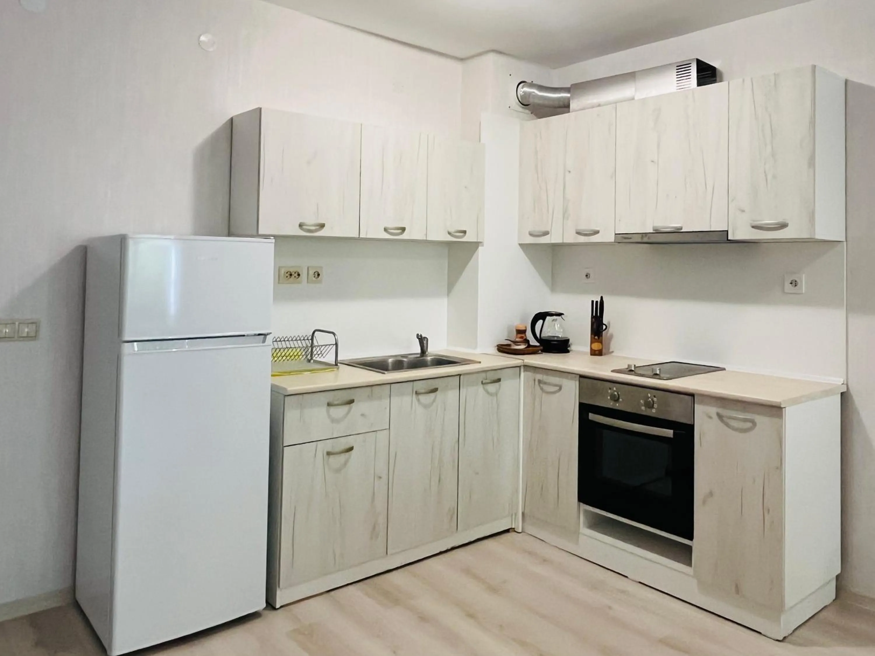 Kitchen or kitchenette in Sea View Rental Iglika Apartments