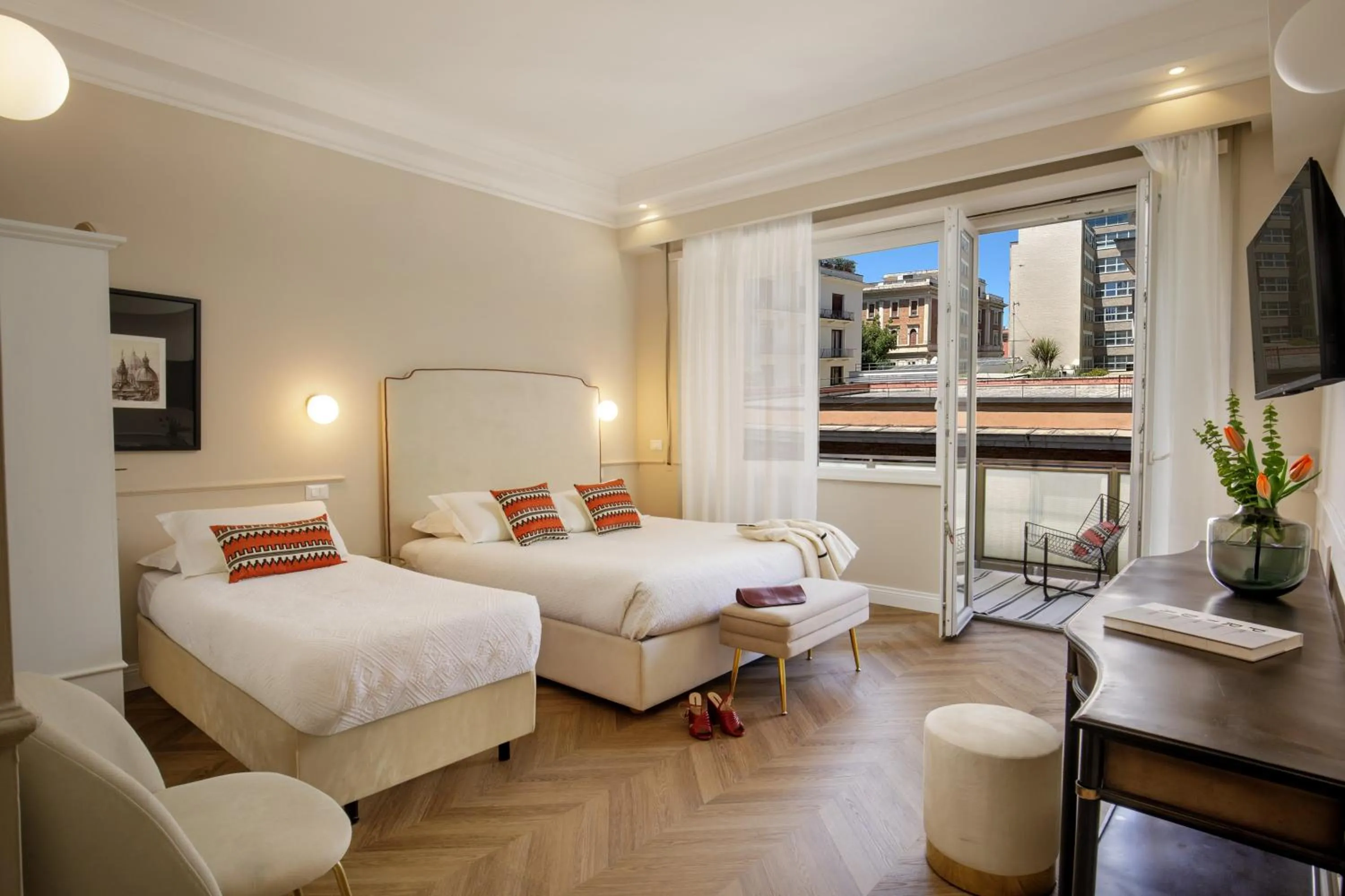 Photo of the whole room, Bed in La Locanda di Piazza del Popolo