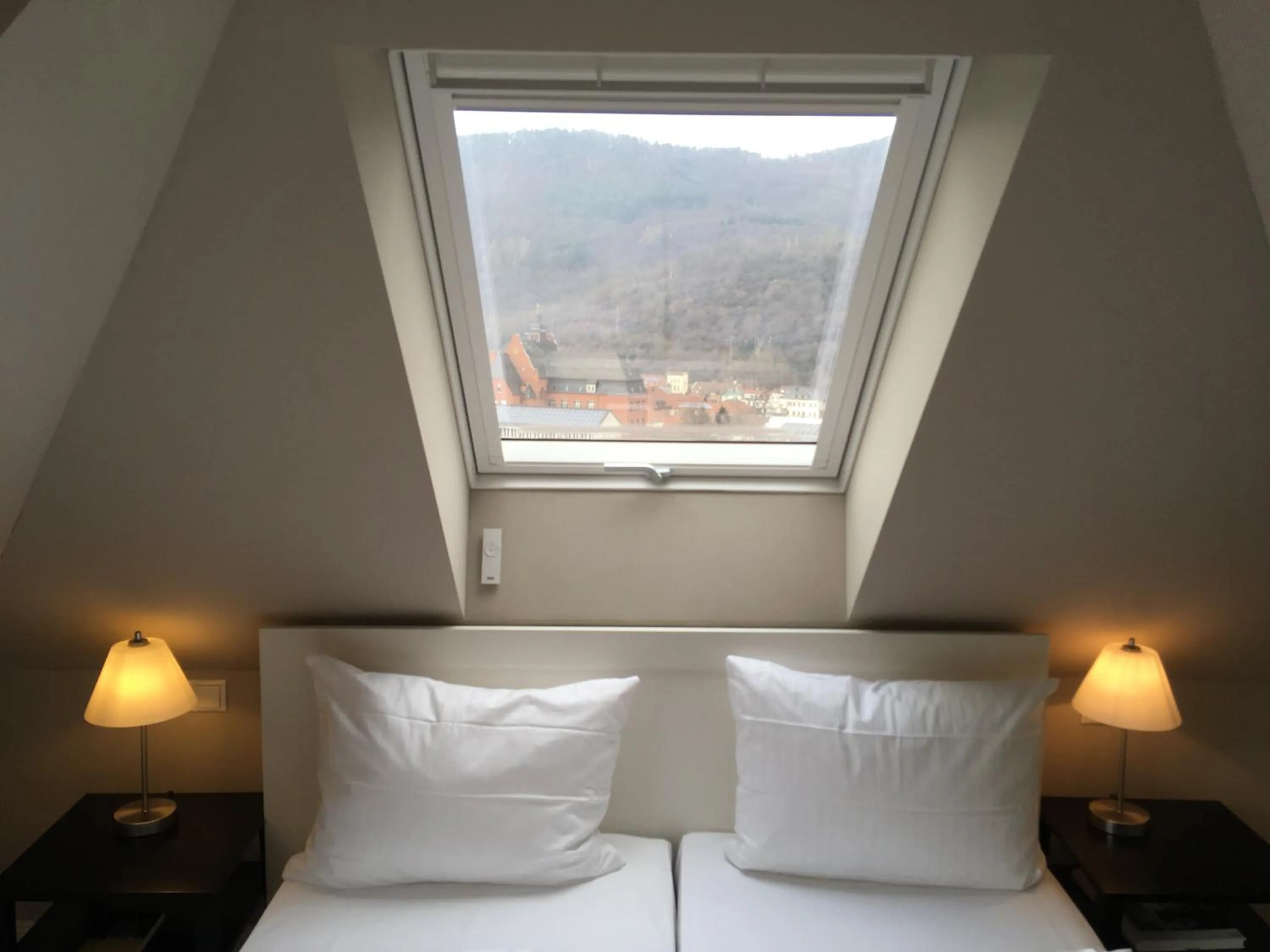 Bedroom, Bed in Villa Waldfrieden - Design trifft Budget