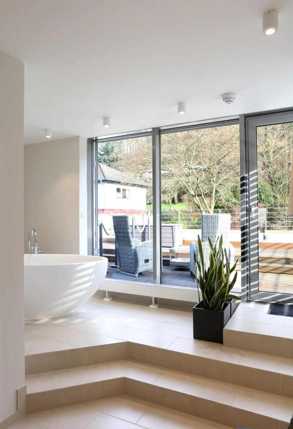 Living room in Villa Waldfrieden - Design trifft Budget