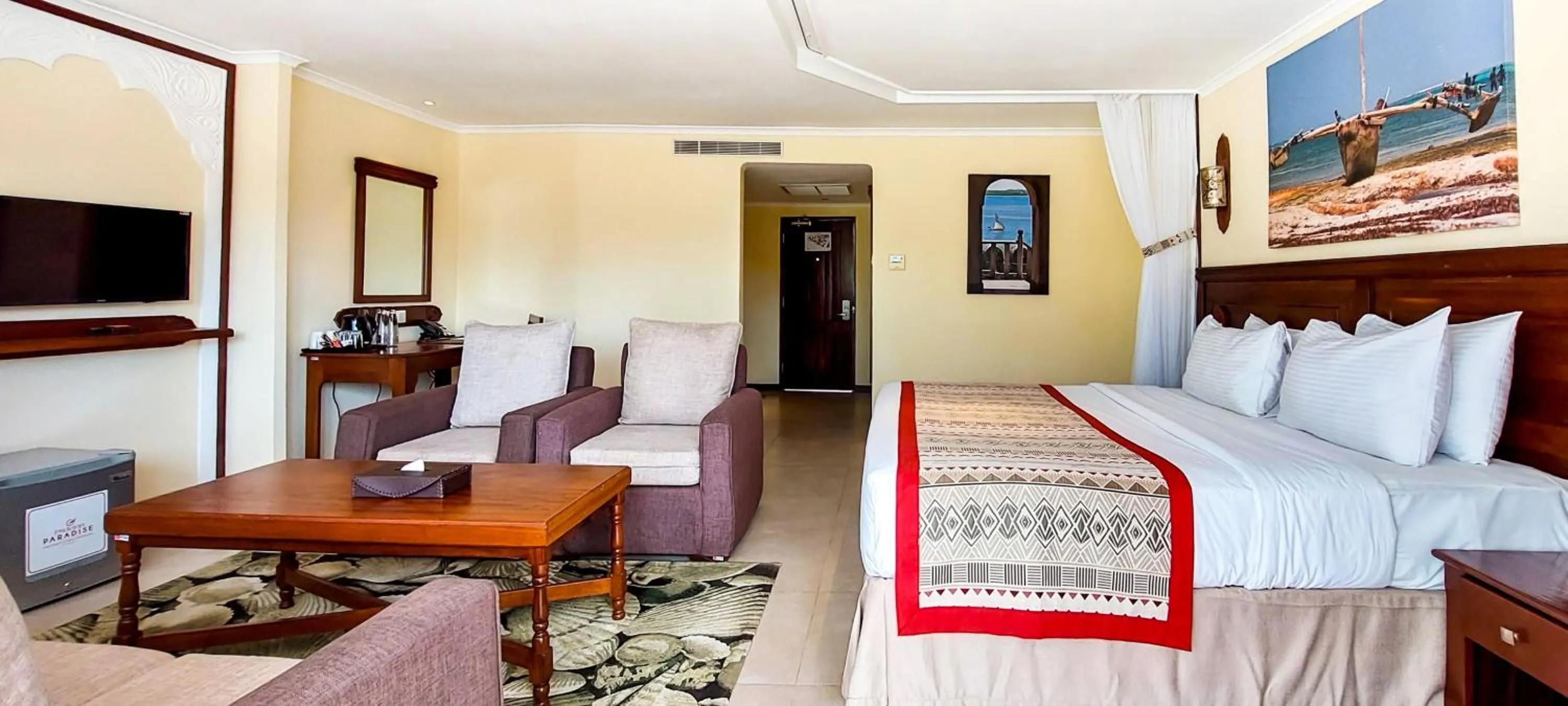 Bedroom, Bed in PrideInn Paradise Beach Resort & Spa Mombasa