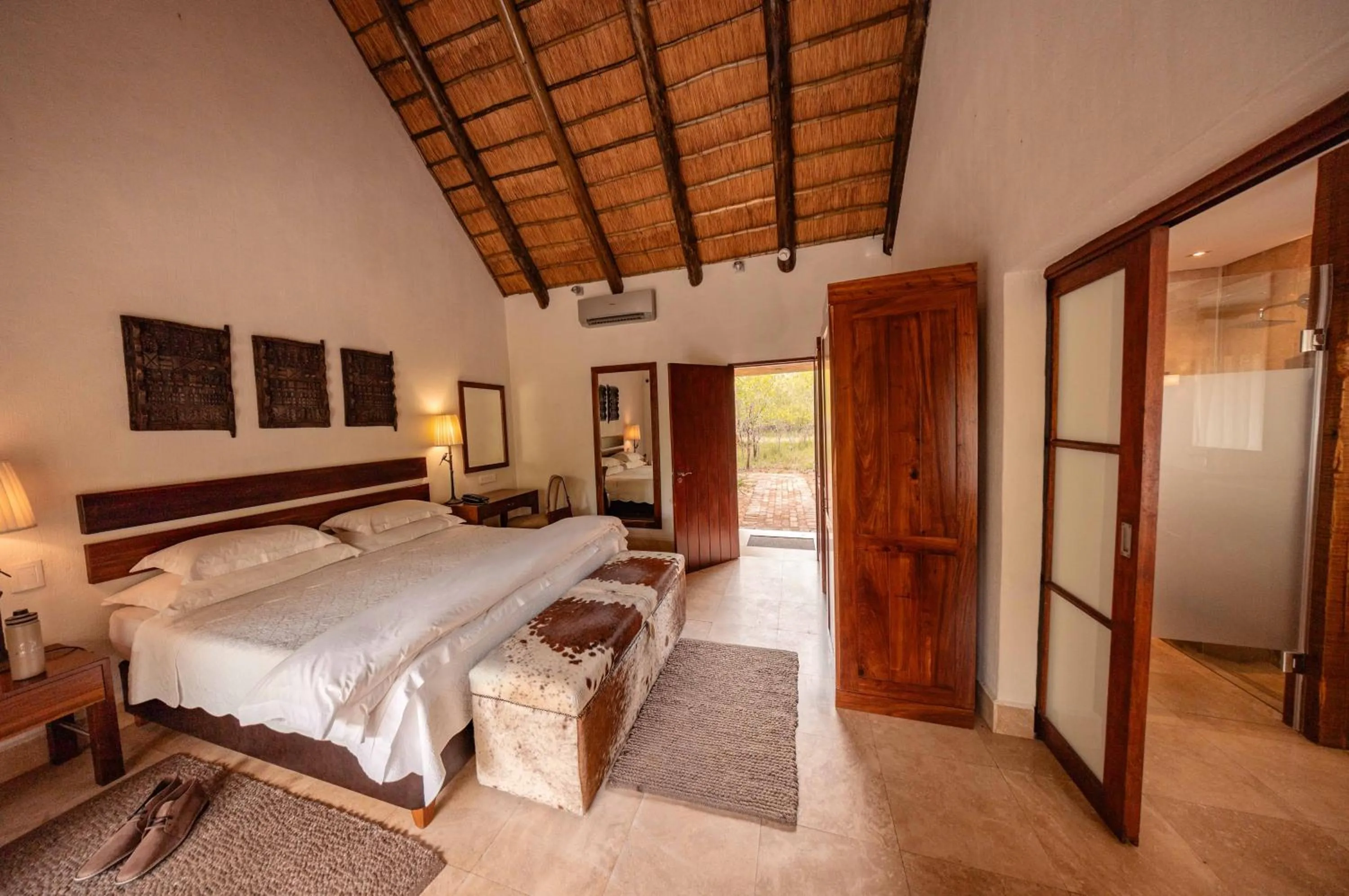 Bed in Kapama Southern Camp