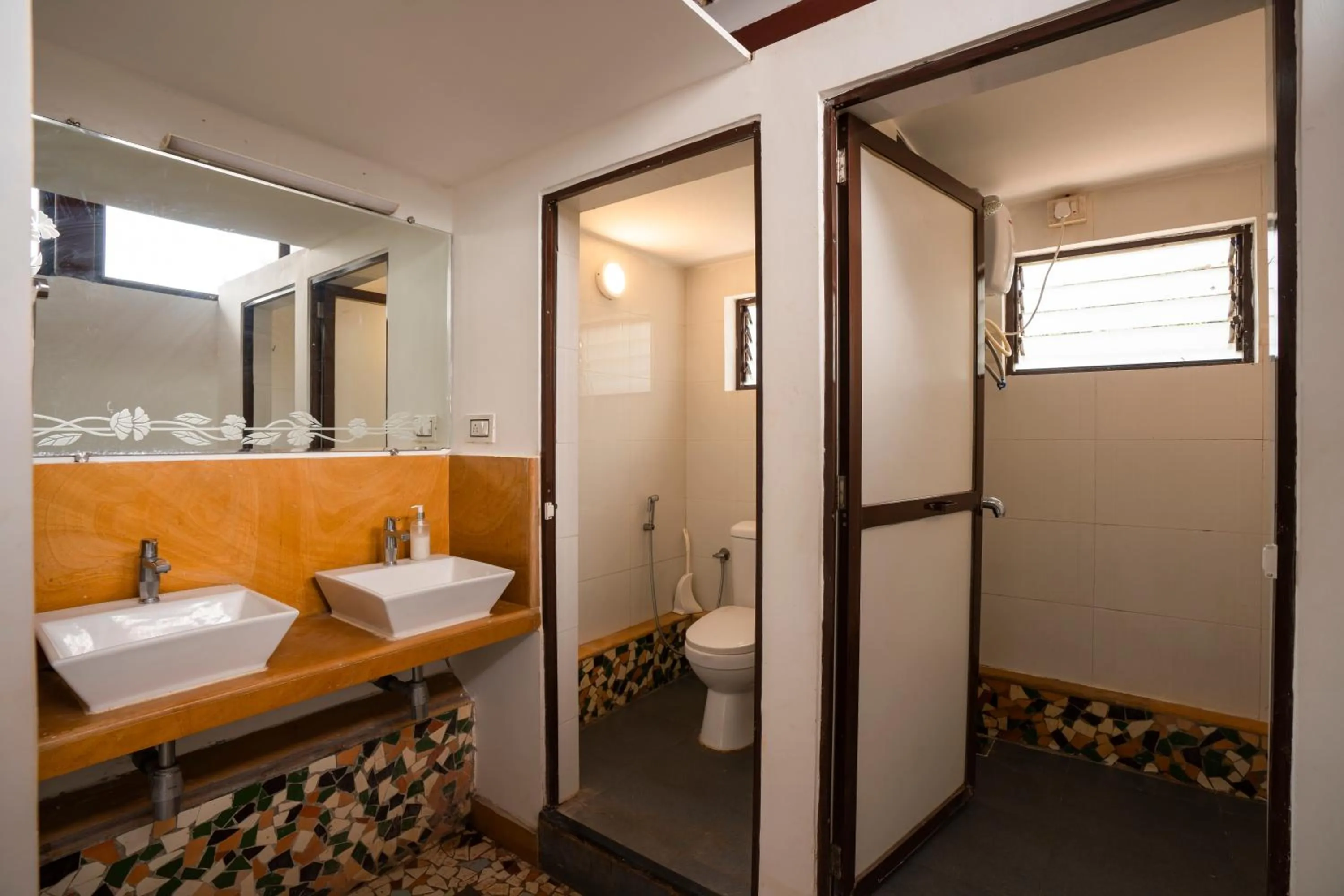 Shower in Moustache Goa Luxuria