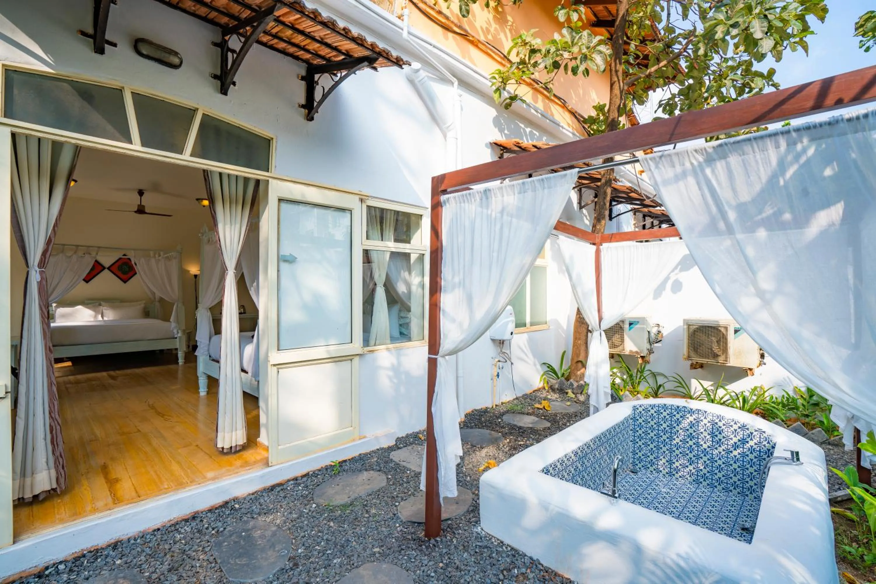 Bathroom, Bed in Moustache Goa Luxuria