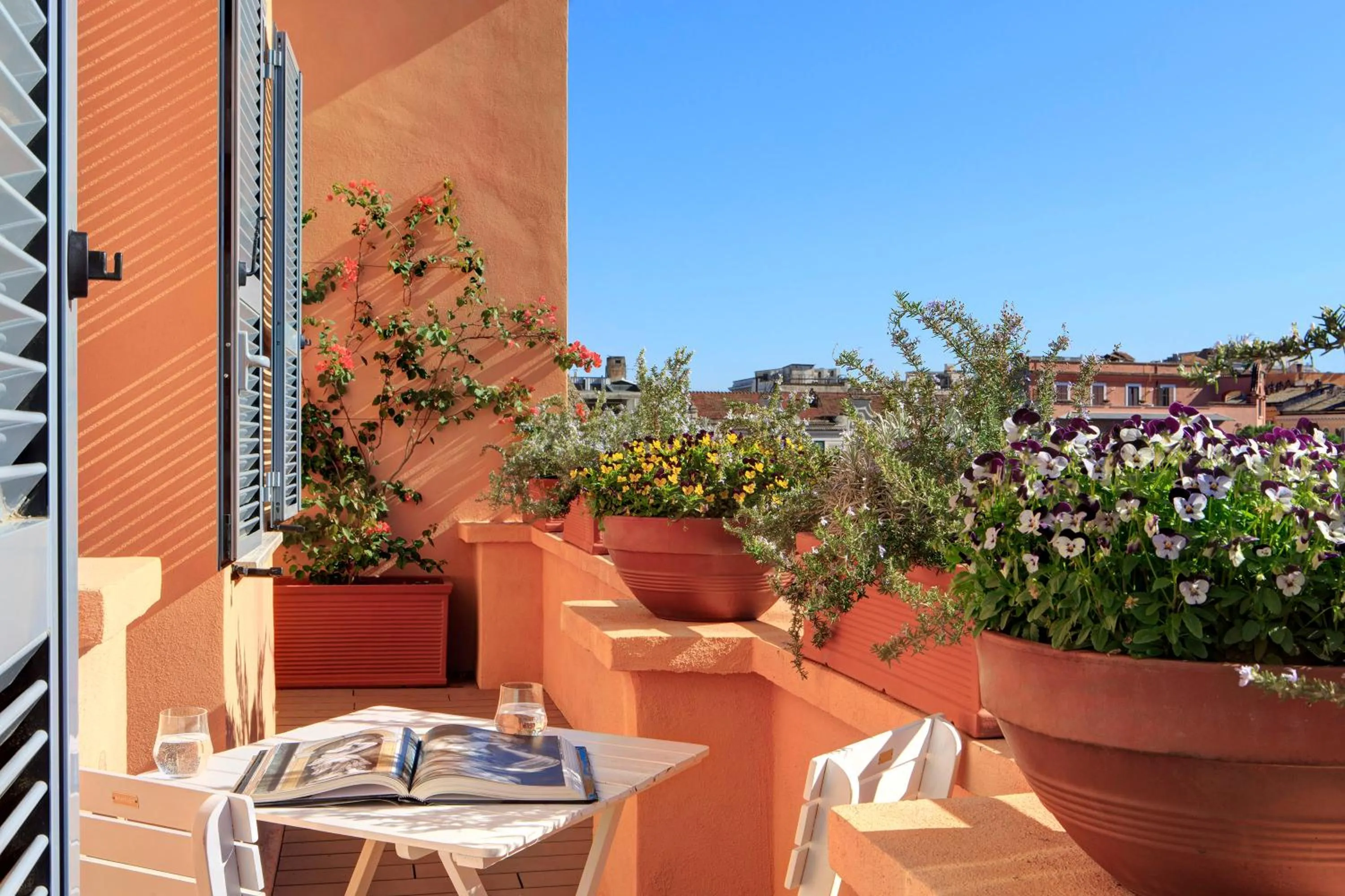 Balcony/Terrace in Le case di Andrea - Roof Suite Rome