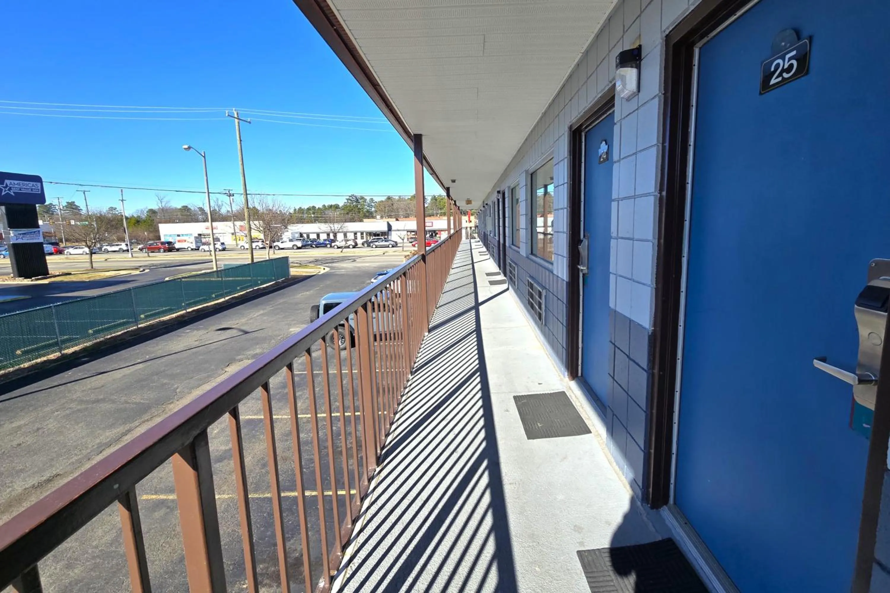 Balcony/Terrace in Eagle Inn by Hotel O Richmond Midlothian Turnpike
