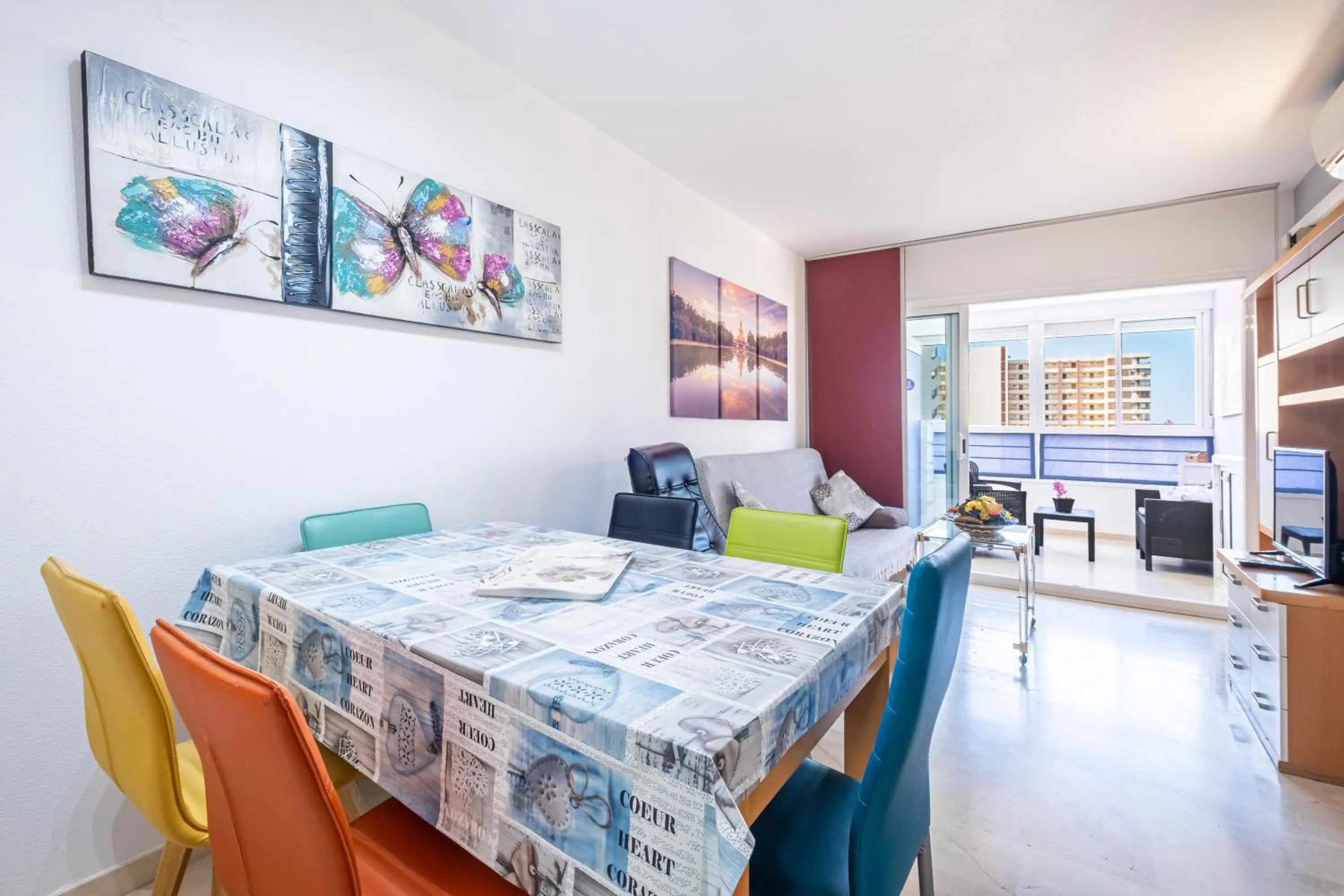 TV and multimedia, Bed in Gemelos 22 Resort Apartment 2-15-B Levante Beach