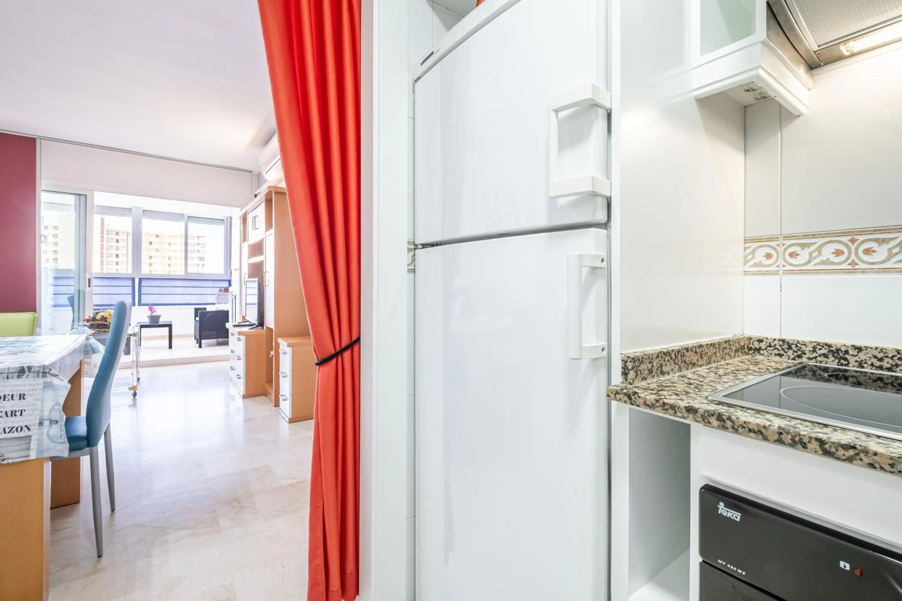 Kitchen or kitchenette in Gemelos 22 Resort Apartment 2-15-B Levante Beach