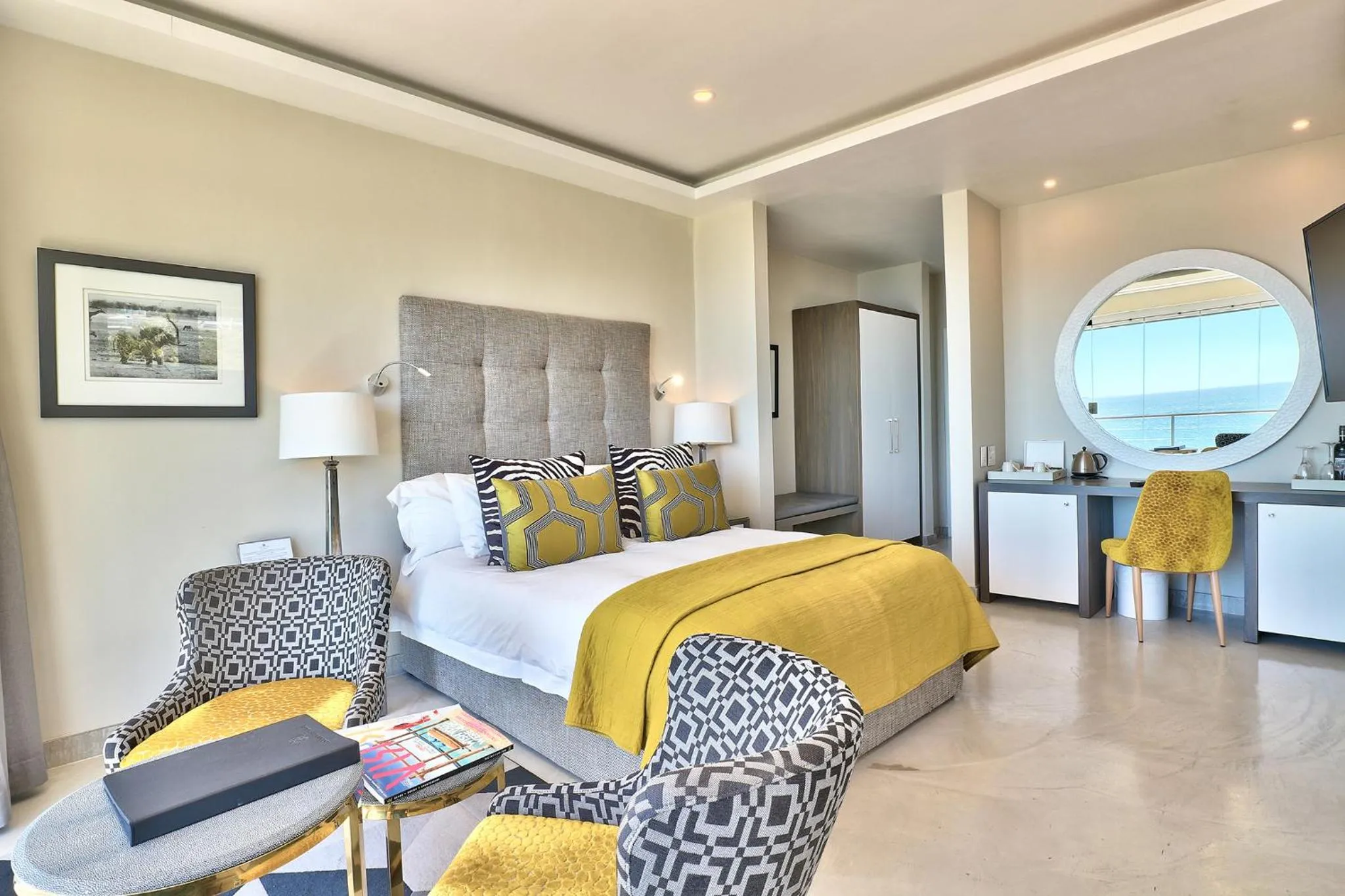 Decorative detail, Bed in Ocean View House