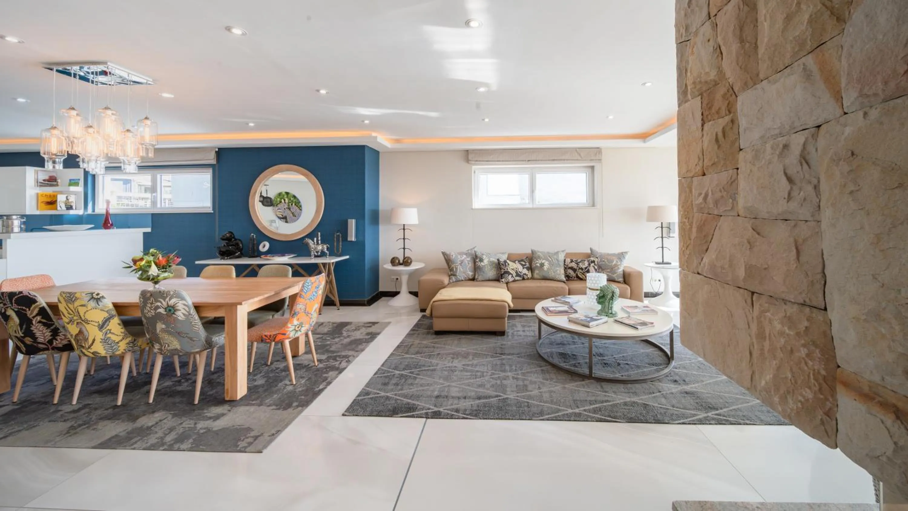 Living room in Ocean View House