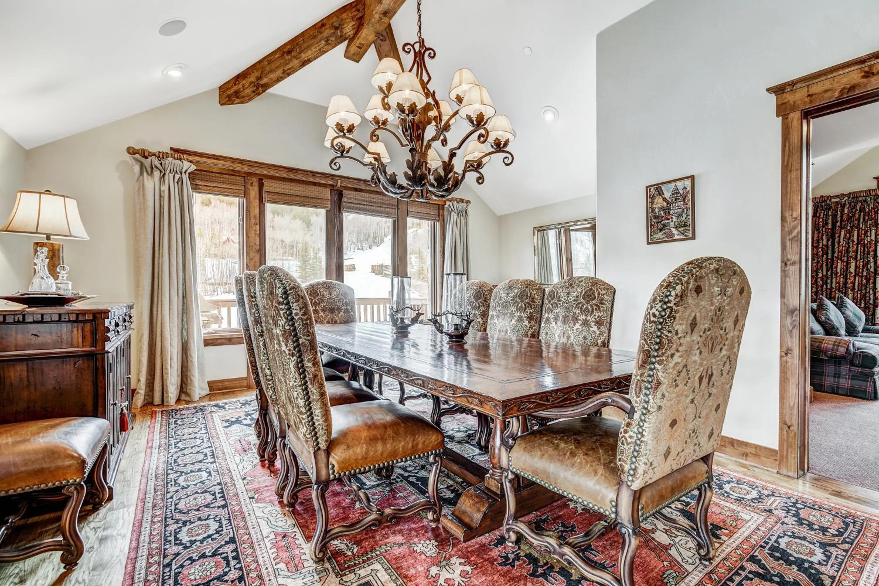 Dining area in Bachelor Gulch Village