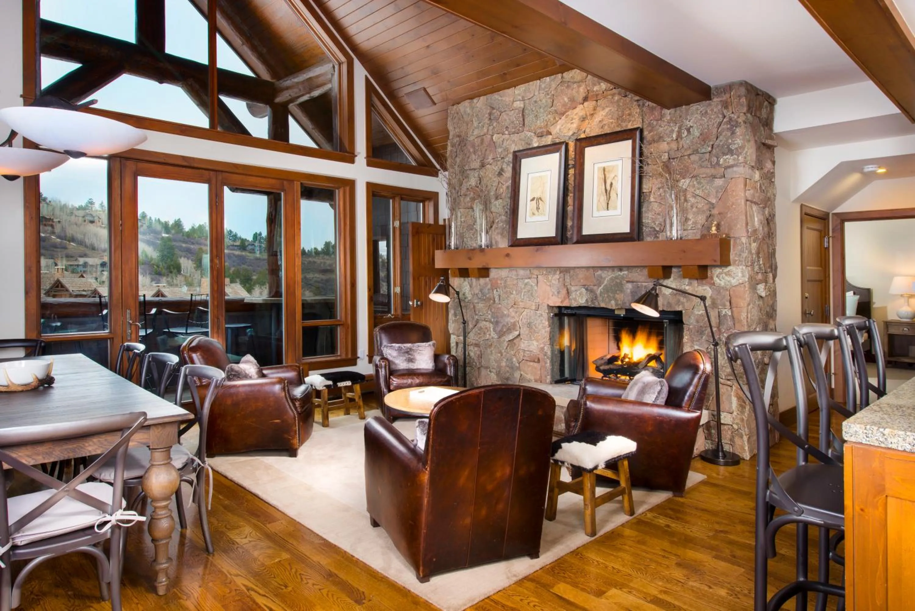 Living room in Bachelor Gulch Village