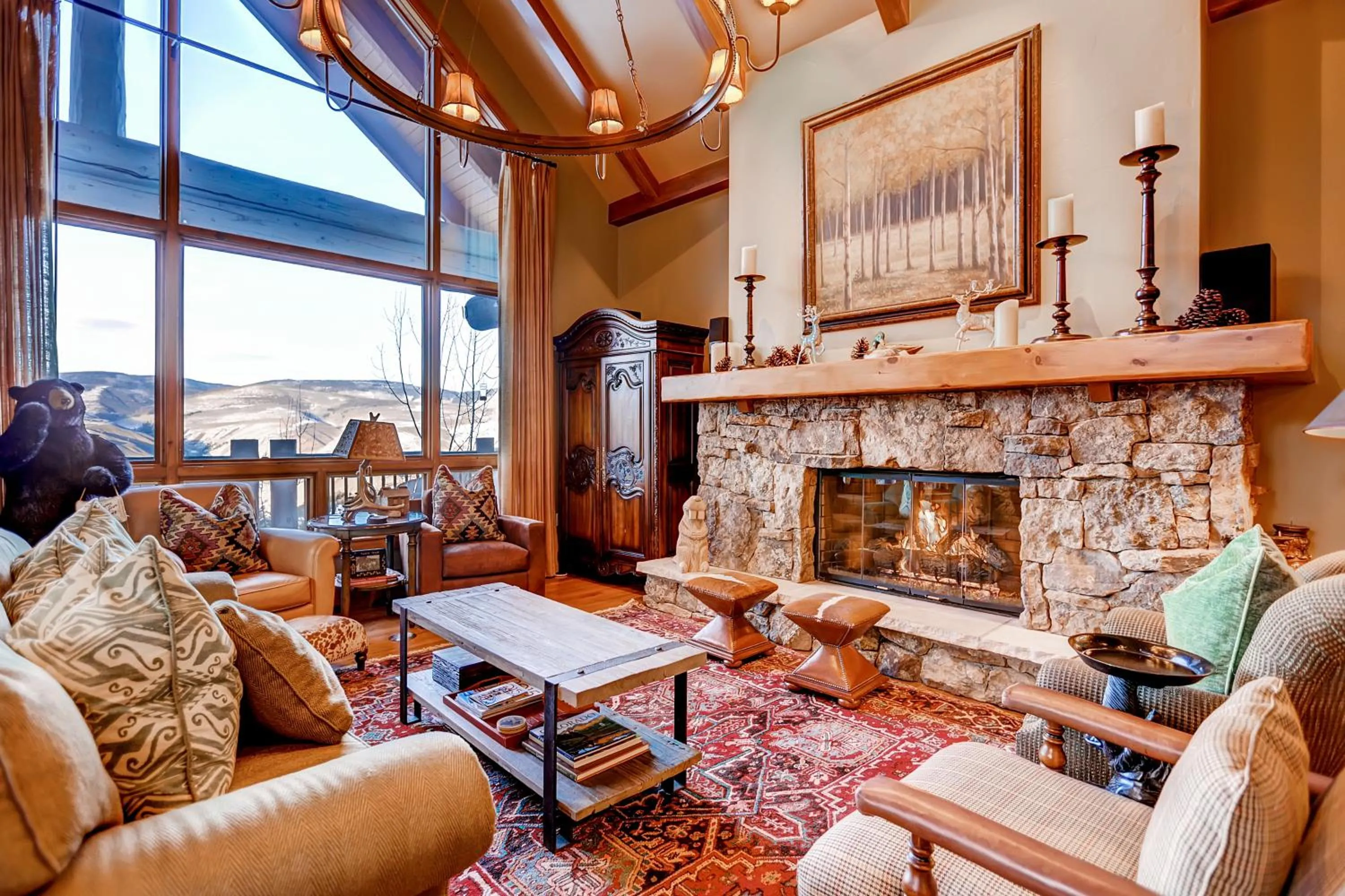 Living room in Bachelor Gulch Village