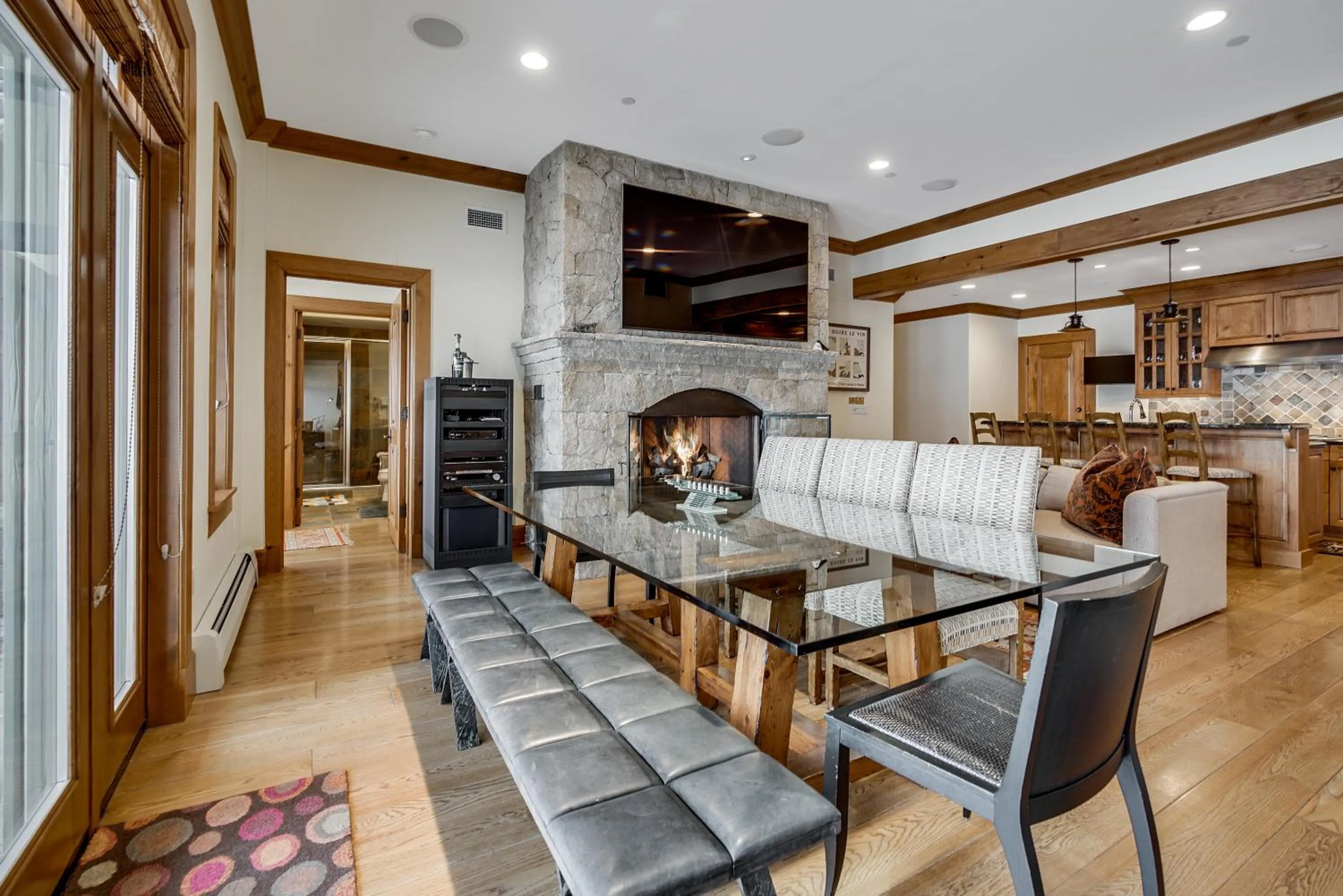 Dining area in Bachelor Gulch Village