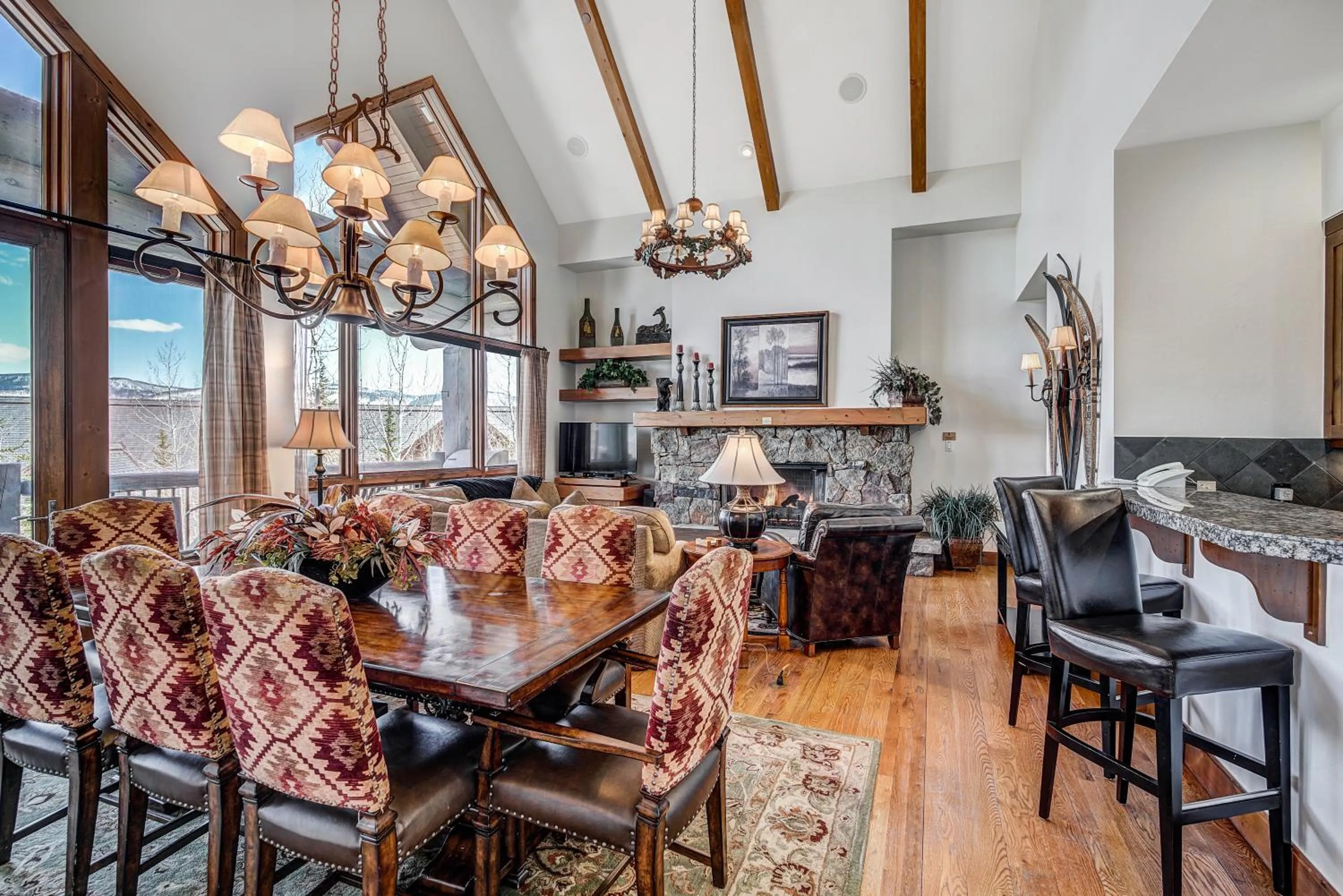 Living room in Bachelor Gulch Village