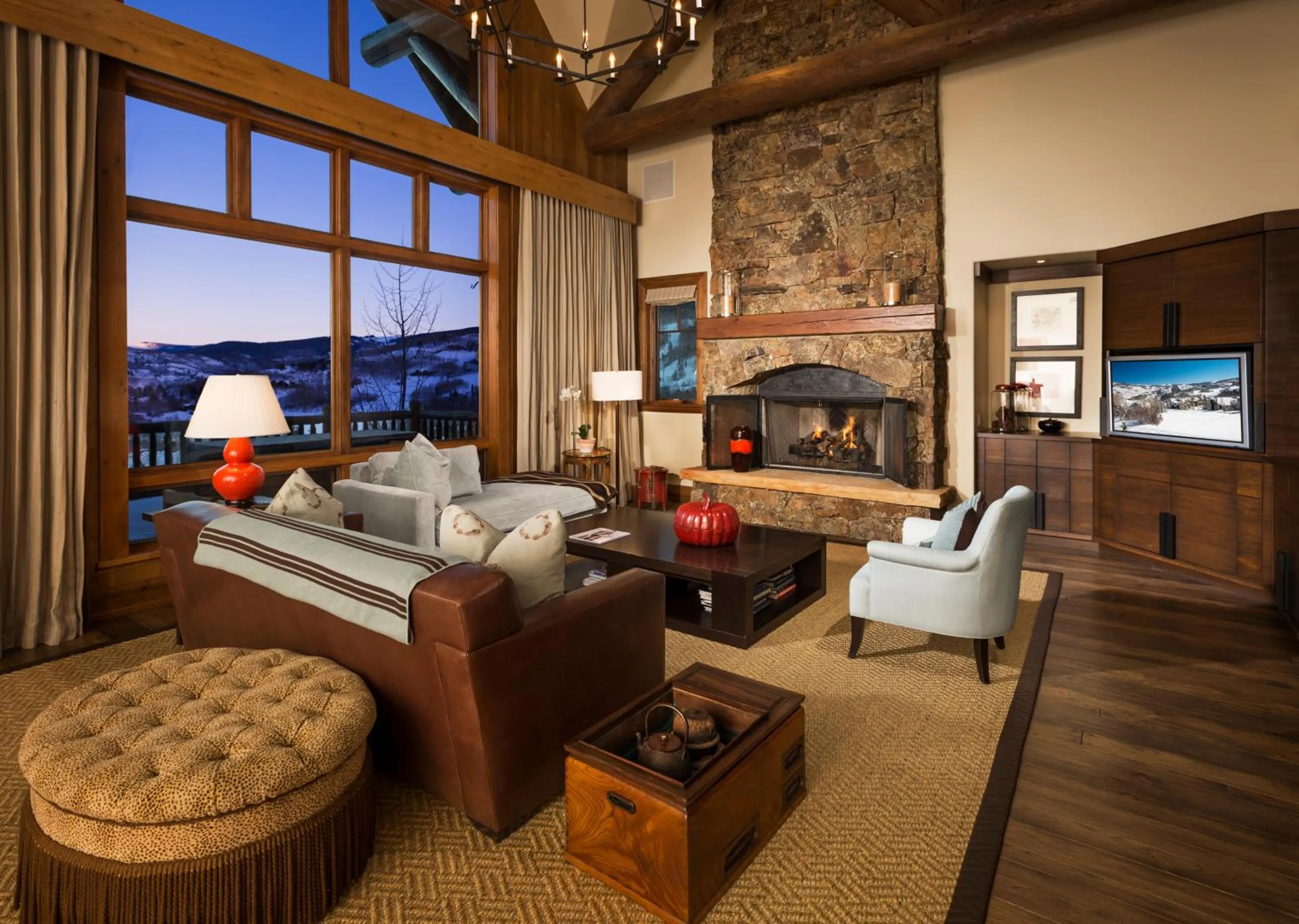 Living room in Bachelor Gulch Village